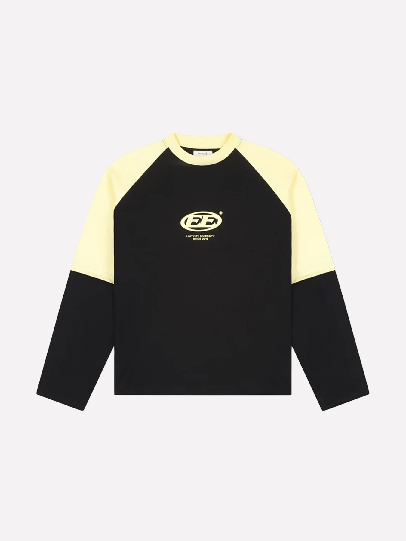 EqualitÃ© Dante Double layer longsleeve Black/Yellow 2900172505045