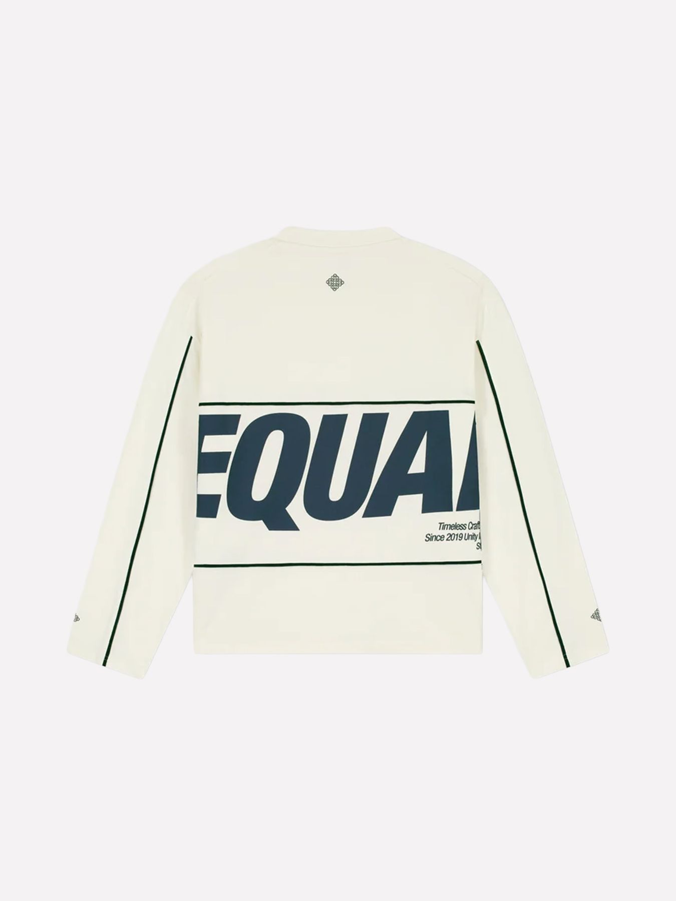 EqualitÃ© Bruno line longsleeve tee Off white/Navy 2900172507063