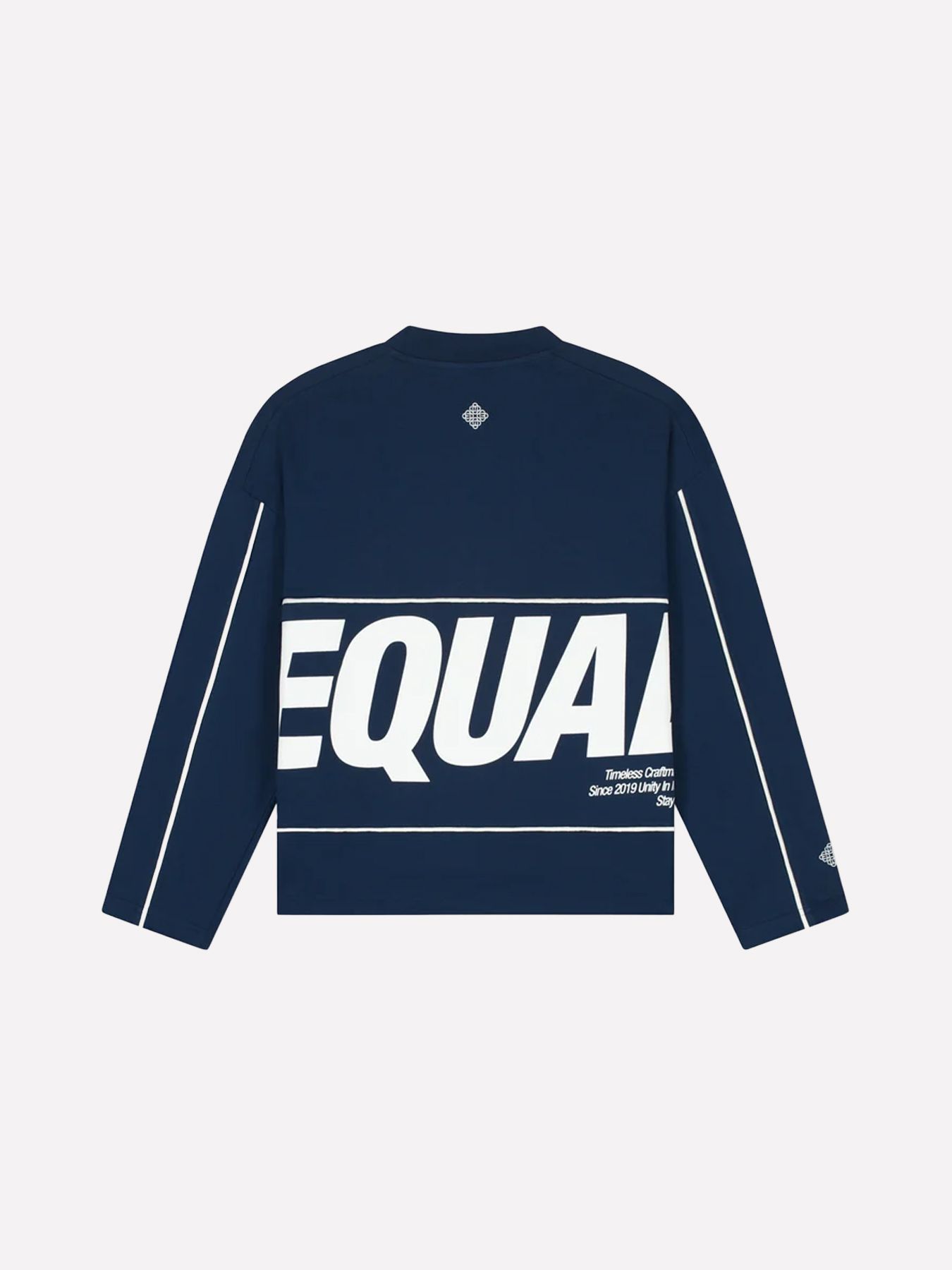 EqualitÃ© Bruno line longsleeve tee Navy/ Off white 2900172506035