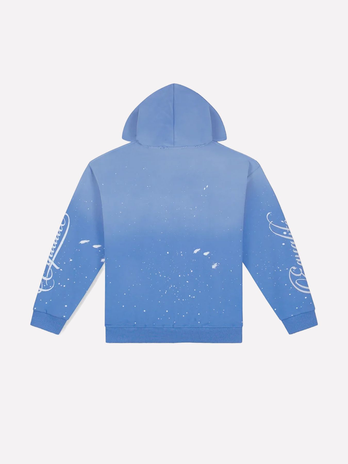 Equalité Signature paint oversized hoodie Blue 2900172510063
