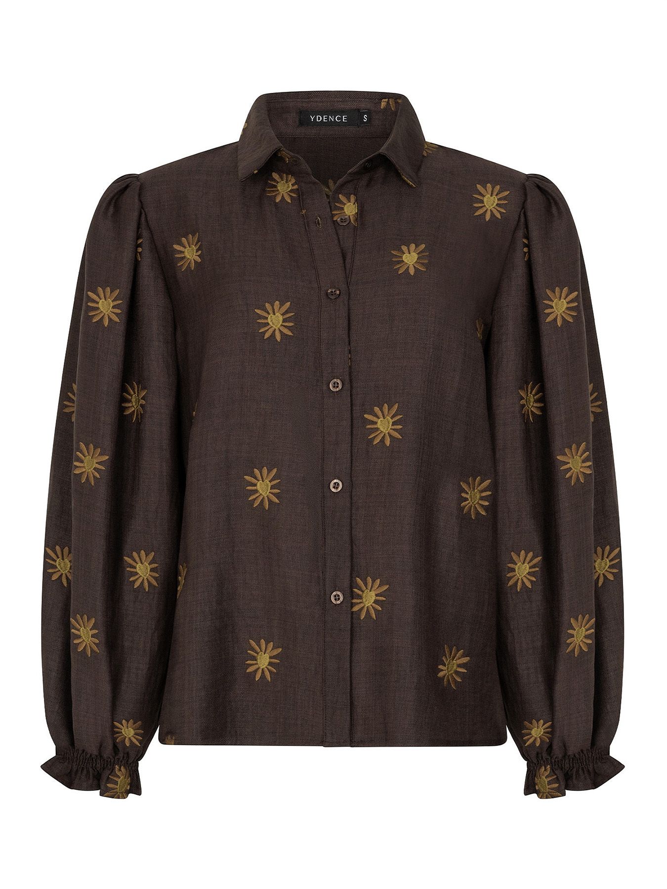 Ydence Blouse Jasmijn D.Brown 2900172534038