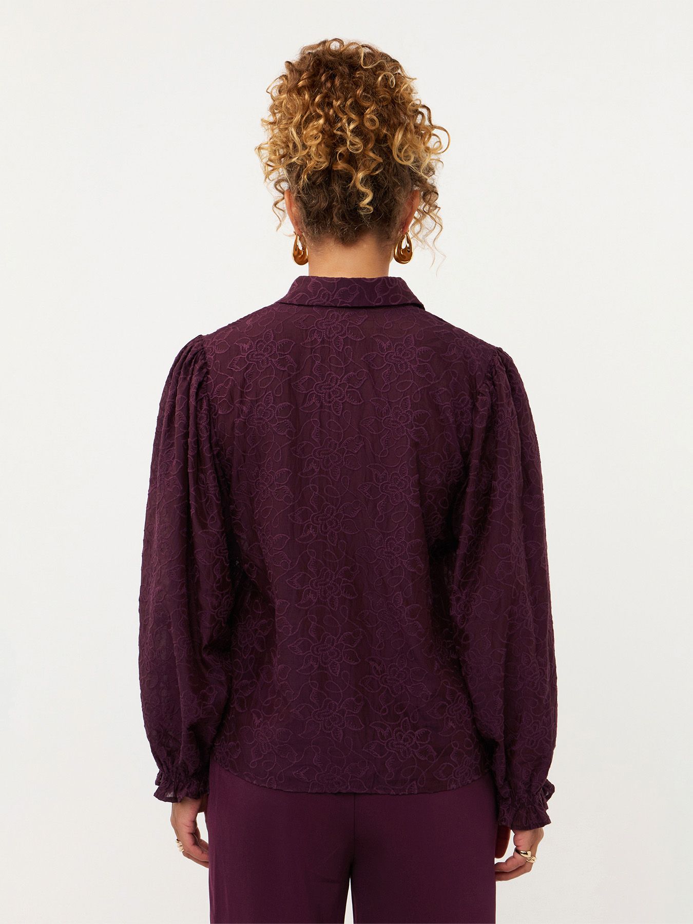 Ydence Blouse Victoria Burgundy 2900172540039