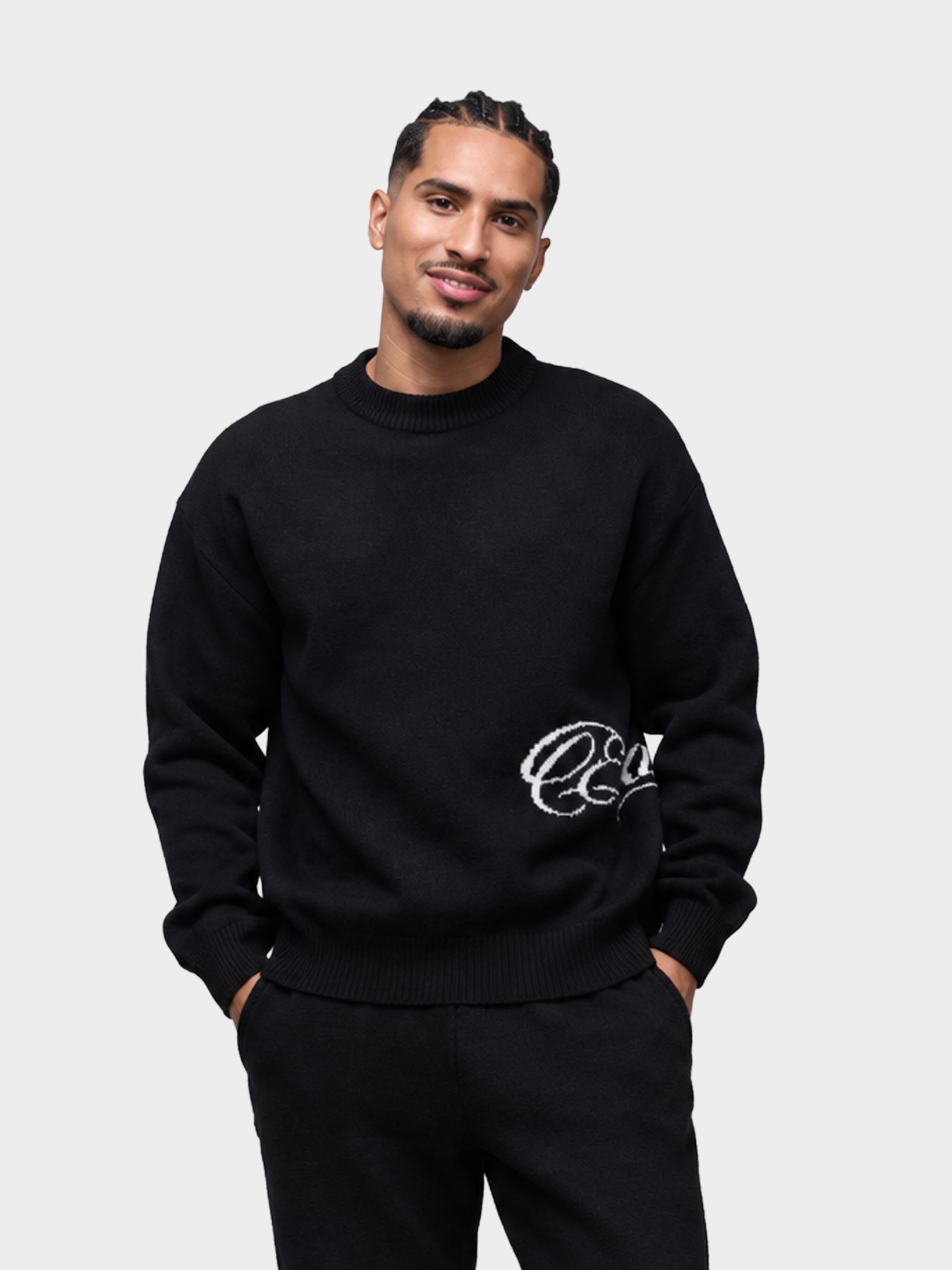 EqualitÃ© Fluffy knit sweater Black 00121737-999