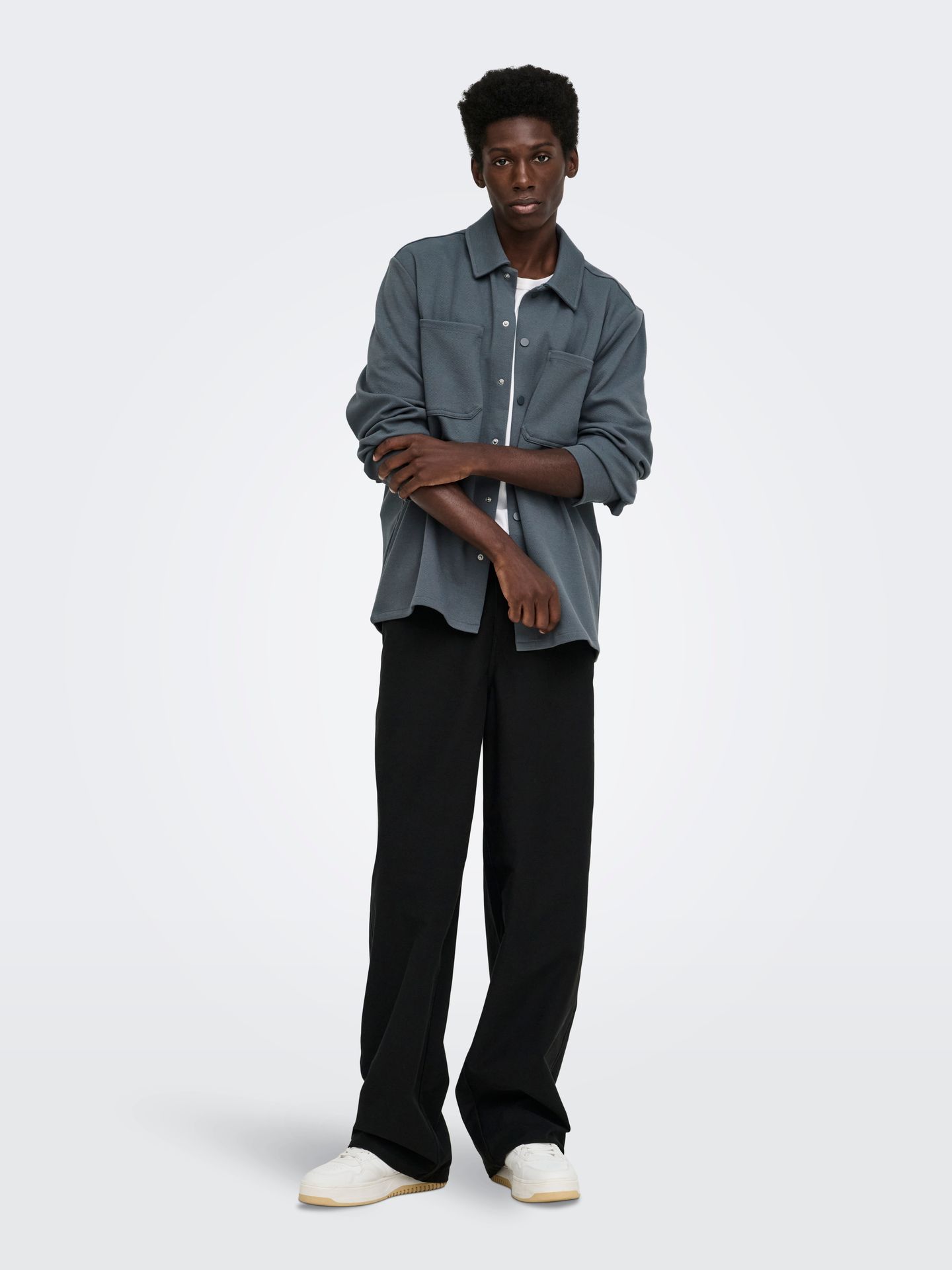 Only & Sons ONSNEWKODYL LS PATCH PKT OVERSHIRT Turbulence 2900172561034