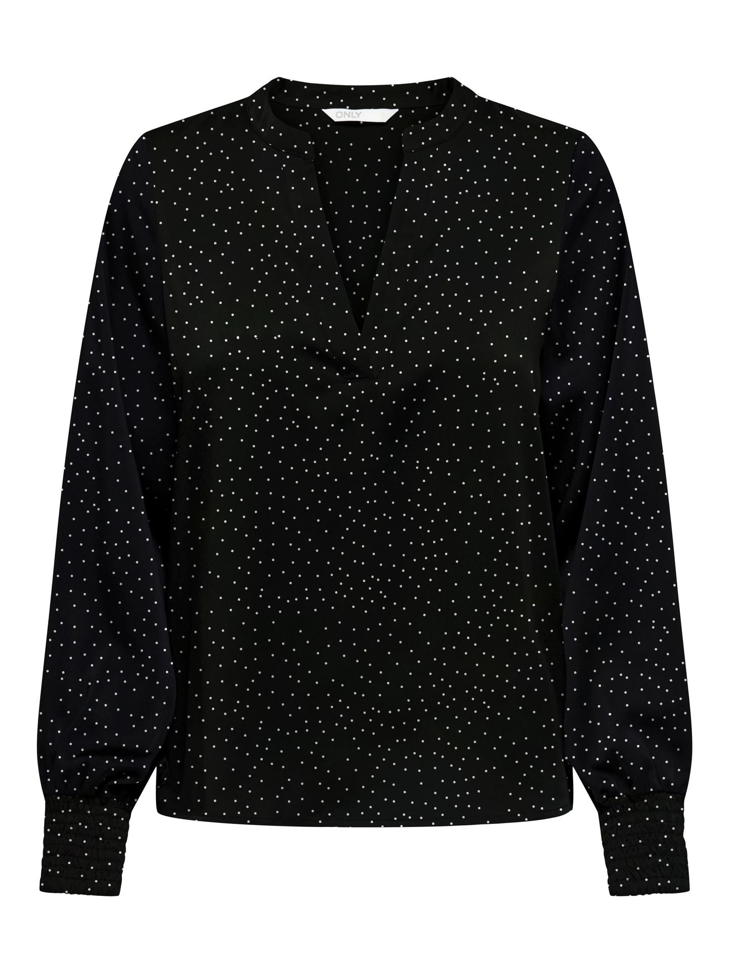 Only ONLTHALIA L/S V-NECK TOP BF PTM Black/LEO AOP 2900144130022