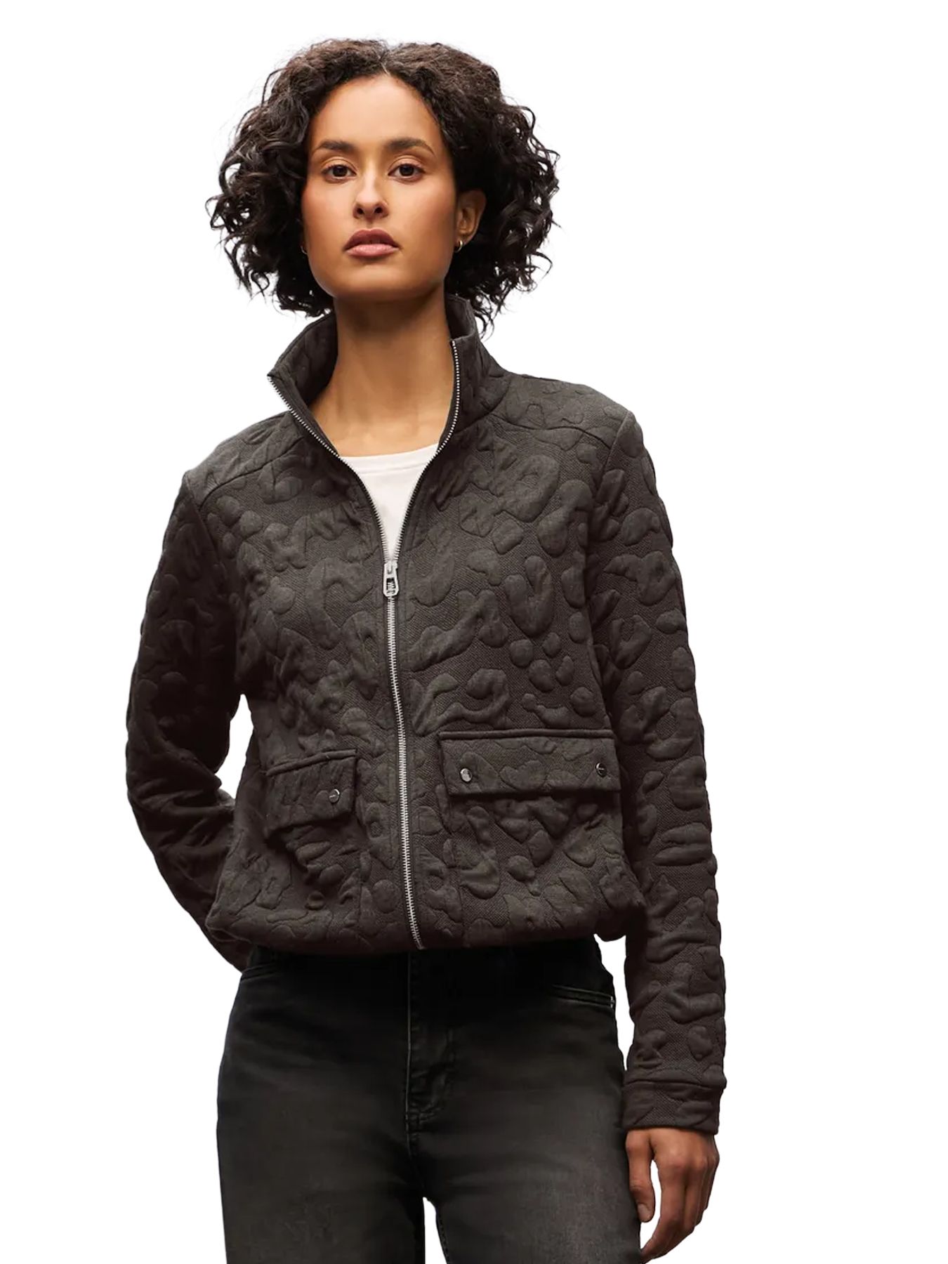 Street-One A212820 Leo Jkt w. Stand-Up Collar rustic brown mel. 00113894-EKA19000200000817