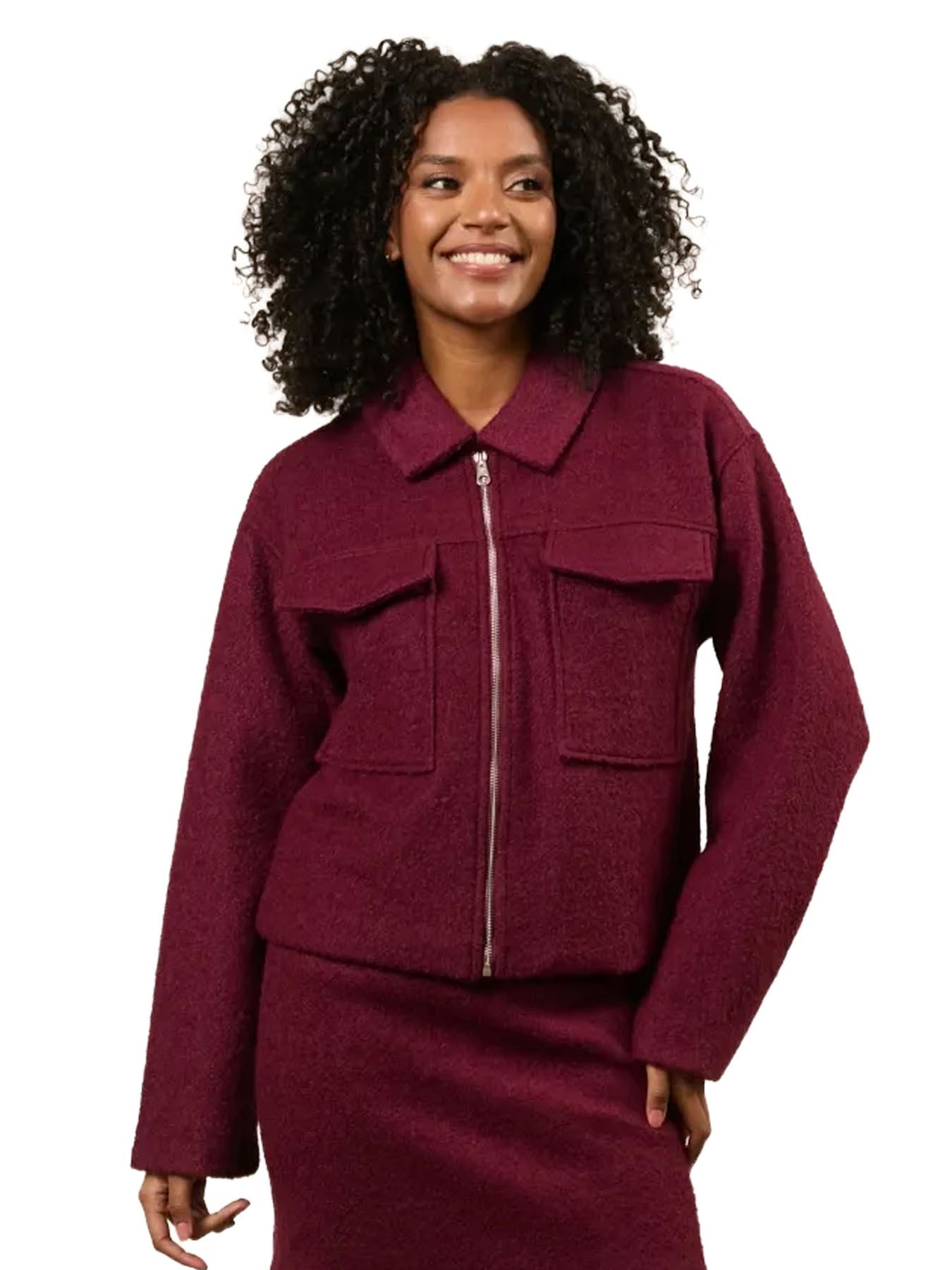 Lofty Manner Jacket Liselotte 256 burgundy red 00115901-EKA26013300000071