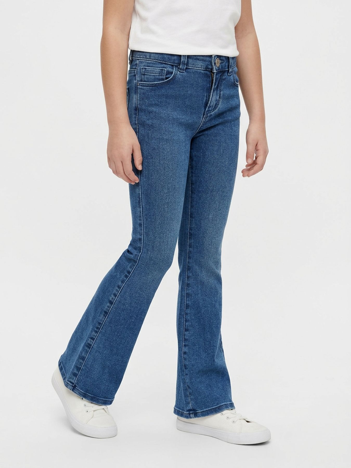 Kids Only KONROYAL LIFE REG FLARED PIM504 NOO - Medium Blue  Medium Blue Denim 00093821-EKA26011400000053