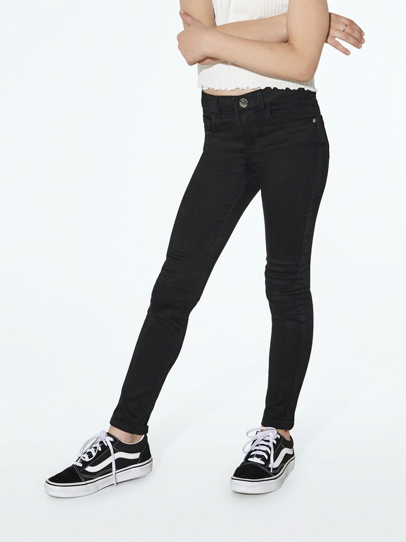 Kids Only KOGROYAL LIFE REG SKINNY JEANS 600 Black 00104620-EKA26011400000004