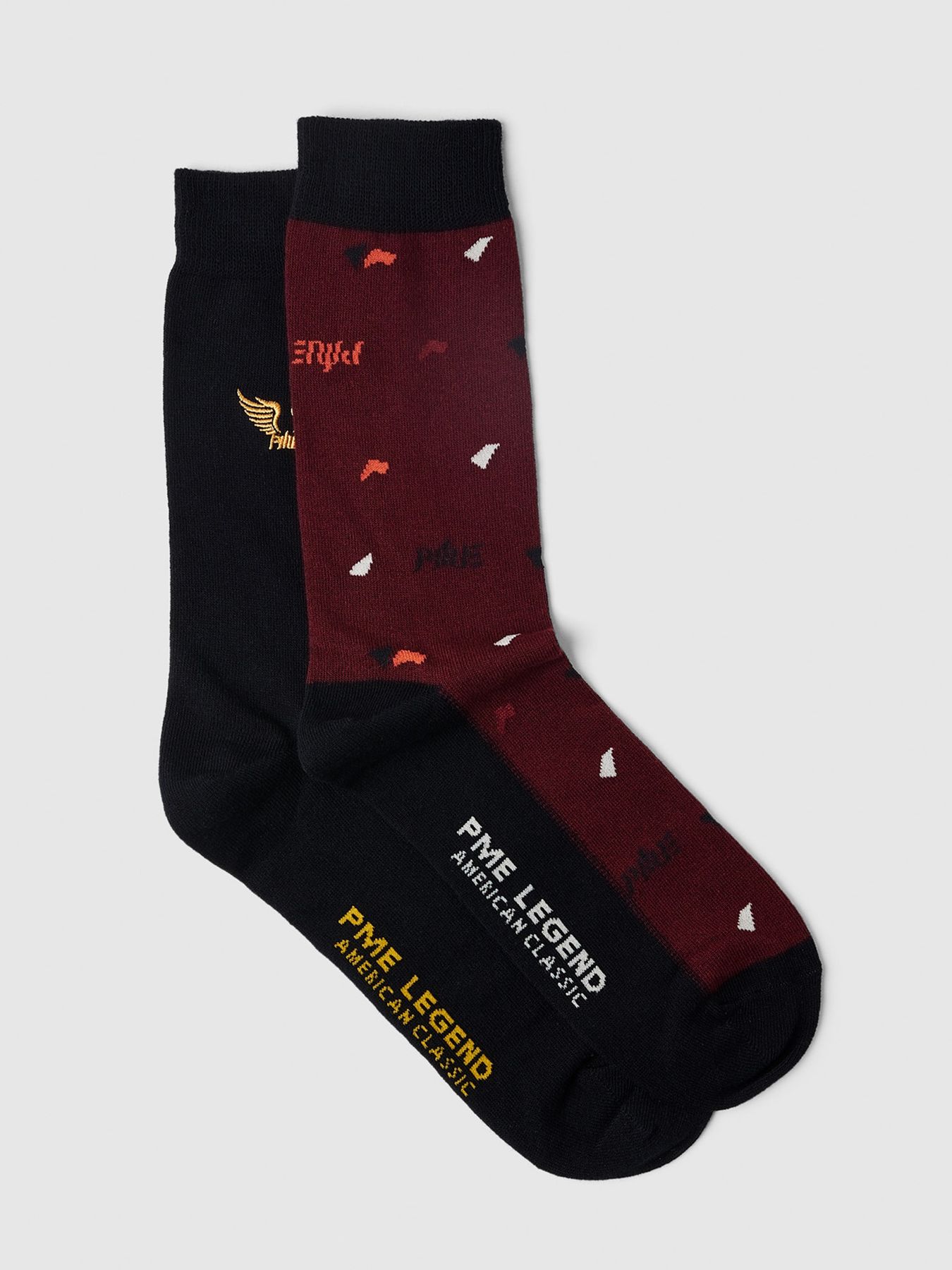 Pme Legend Socks Cotton blend socks 2-pack Rosewood 00105123-3182