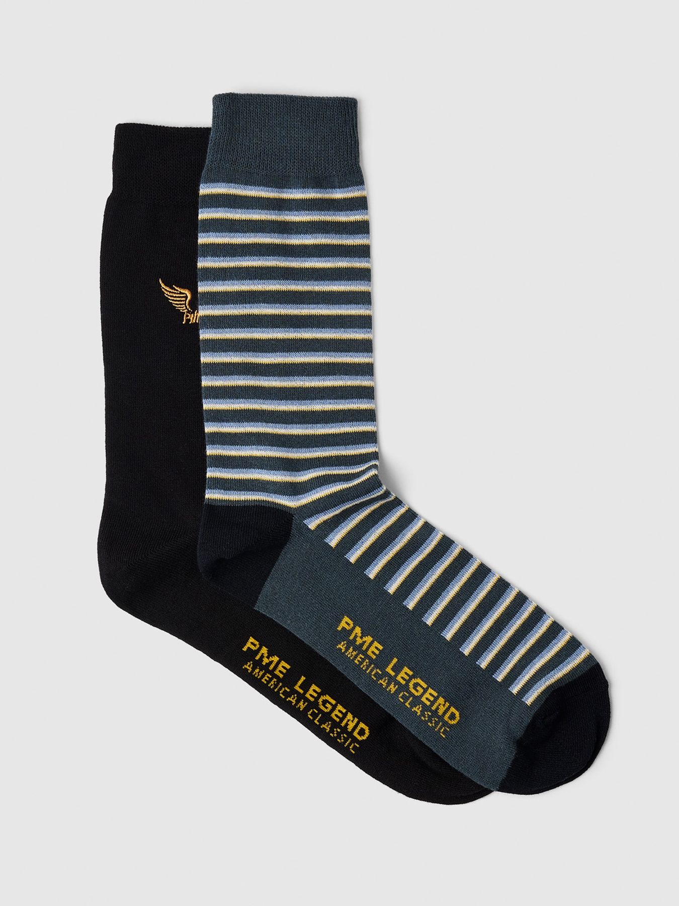 Pme Legend Socks Cotton blend socks 2-pack Agave Green 00105123-6423