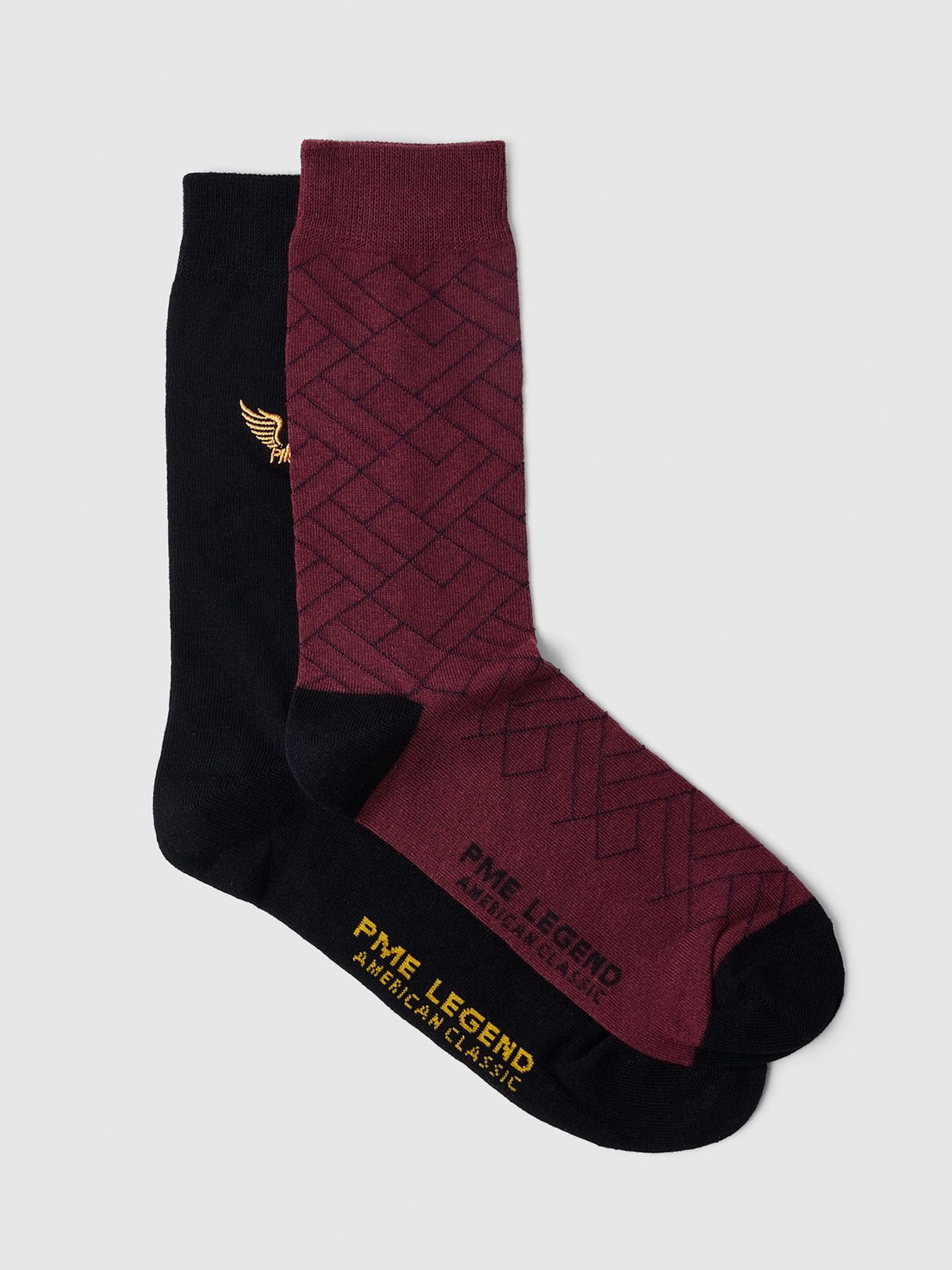 Pme Legend Socks Cotton blend socks 2-pack Chocolate Truffle 00105123-8207