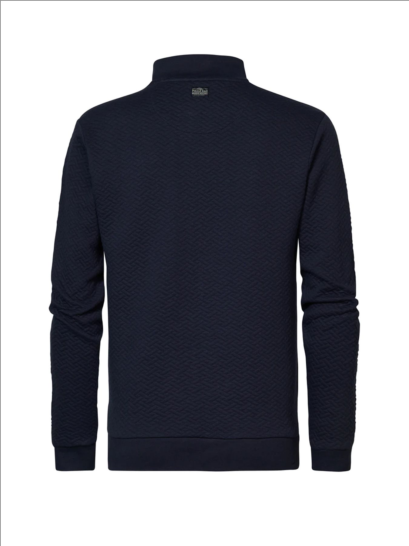Petrol Industries Men Sweater Collar Zip Navy Blue5178 2900144333041