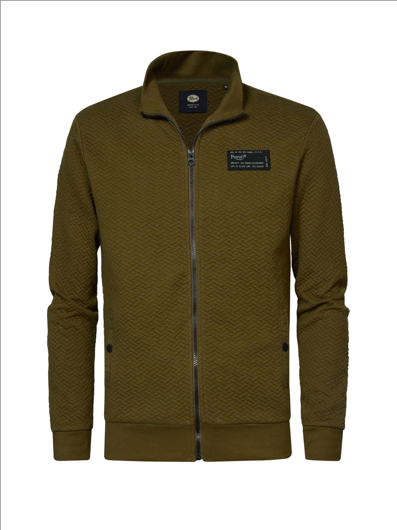 Petrol Industries Men Sweater Collar Zip Dark Moss6157 00106899-EKA26002700000074