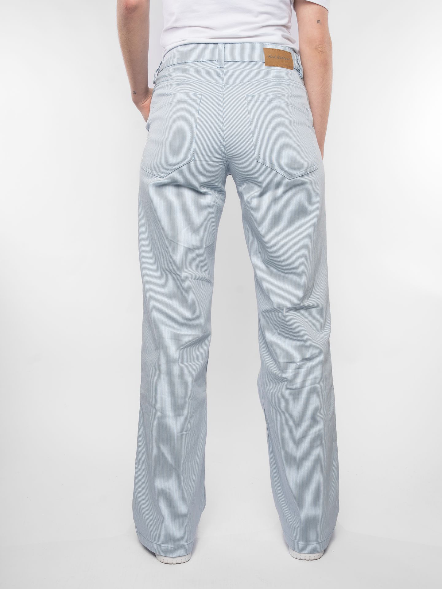 Red Button Colette & loops denim stripe bleachblue366 2900150075041