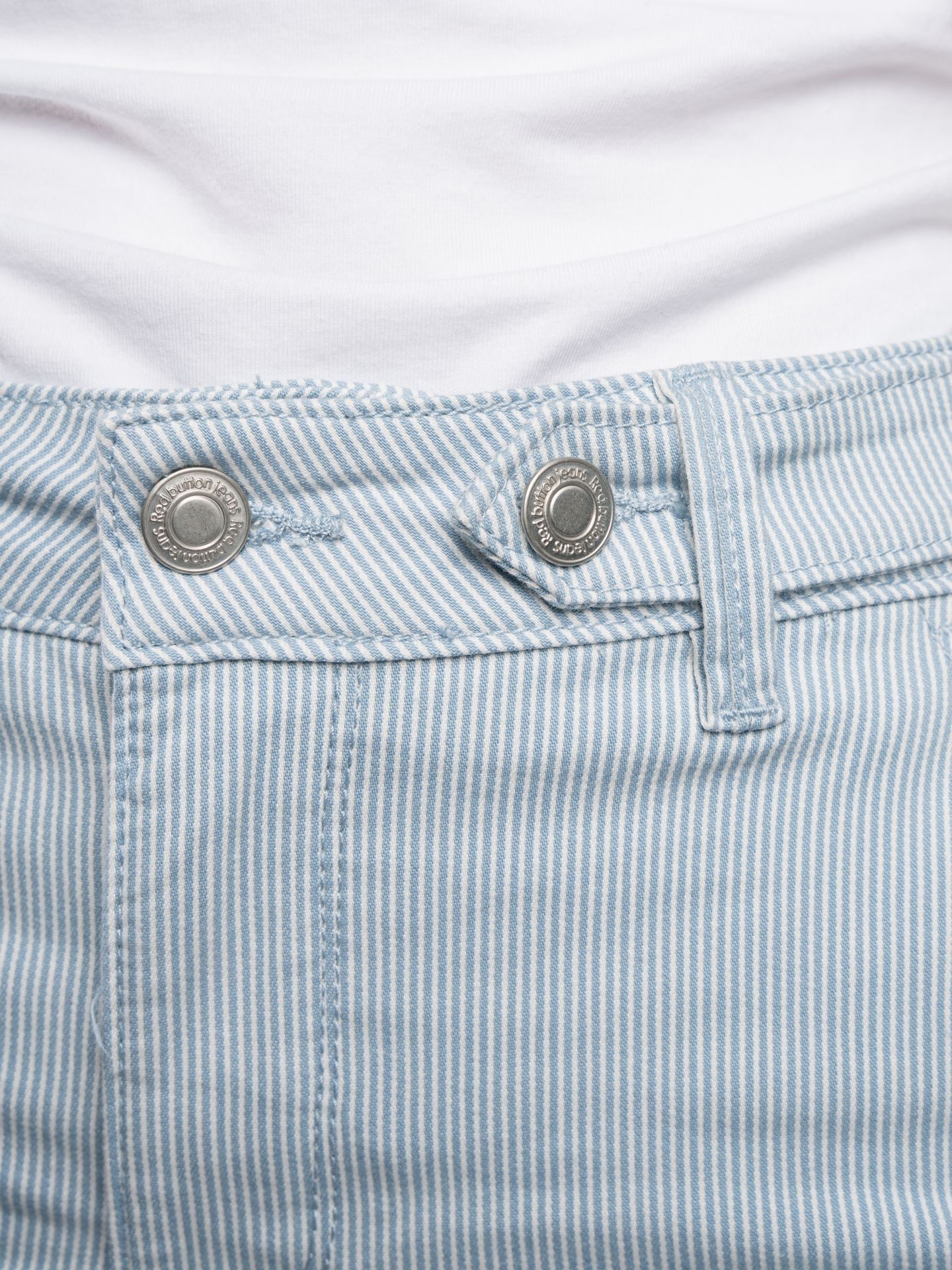 Red Button Colette & loops denim stripe bleachblue366 2900150075041