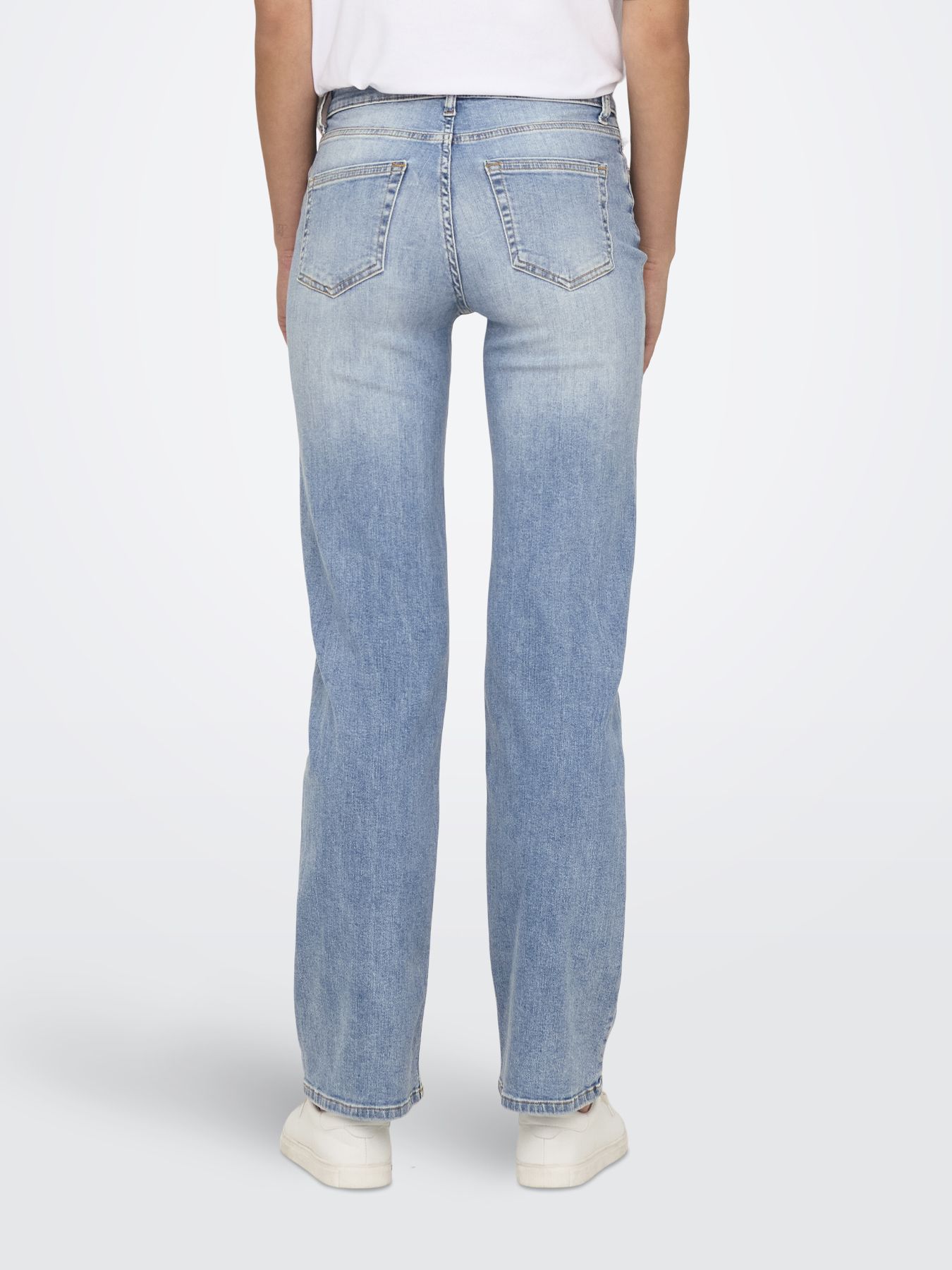 Only ONLBLUSH MID STRAIGHT DNM TAI467 NO Light Blue Denim 2900153284136