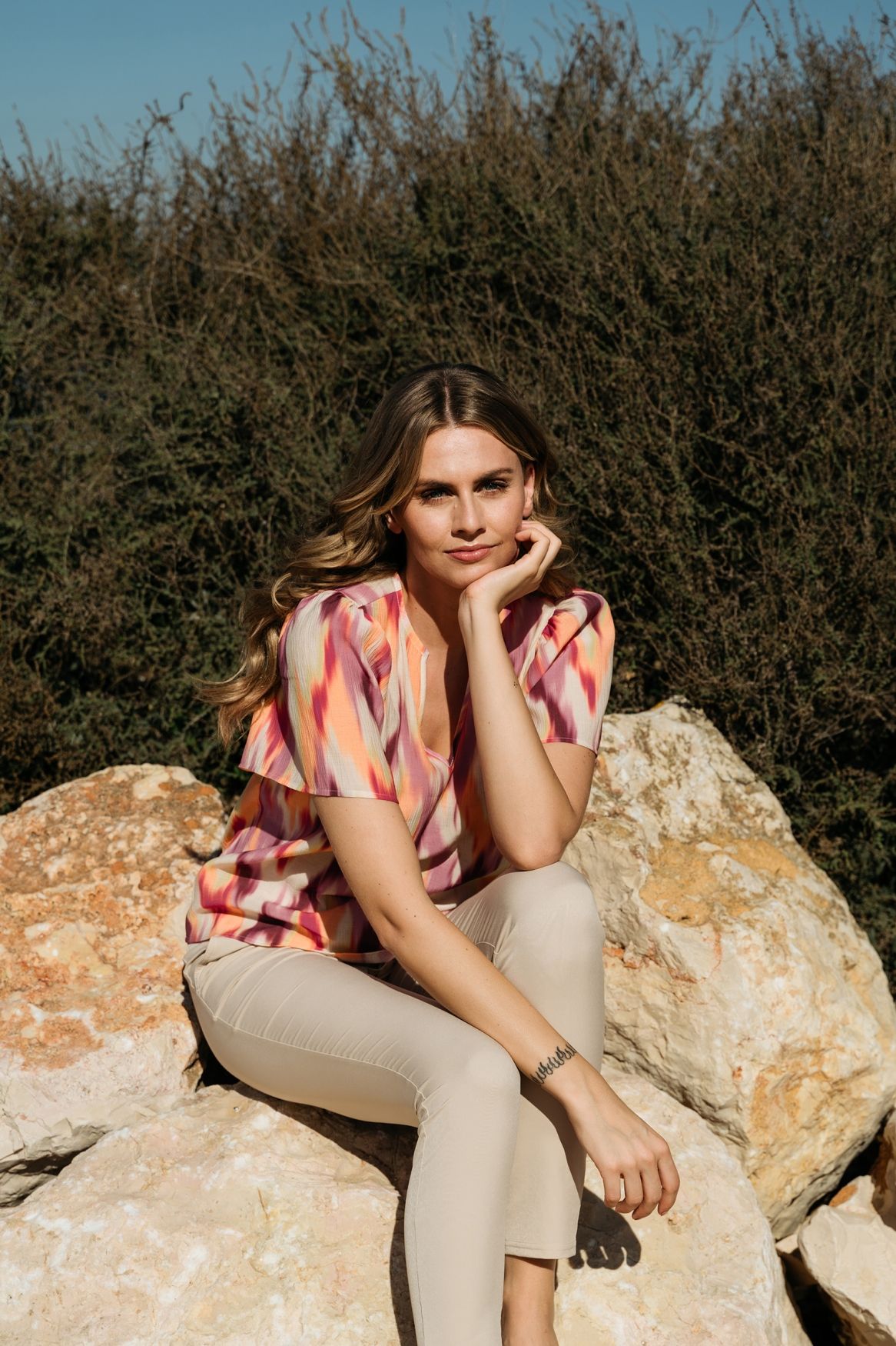 &Co Woman ELLA IKAT 52086 os-peach orange mult 2900154474062