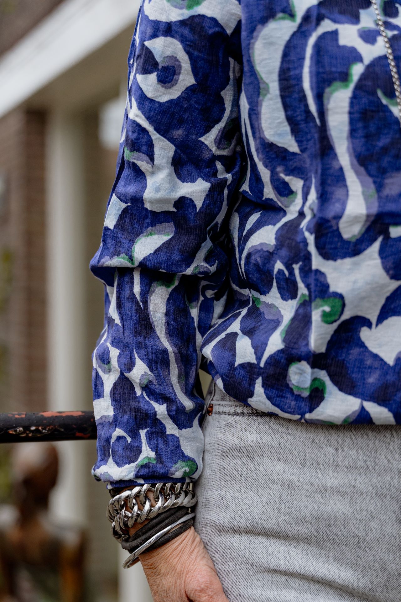 Fransa FRARIANA BL 15 BOHO BLOOM NAVY/GREEN 2900157525020