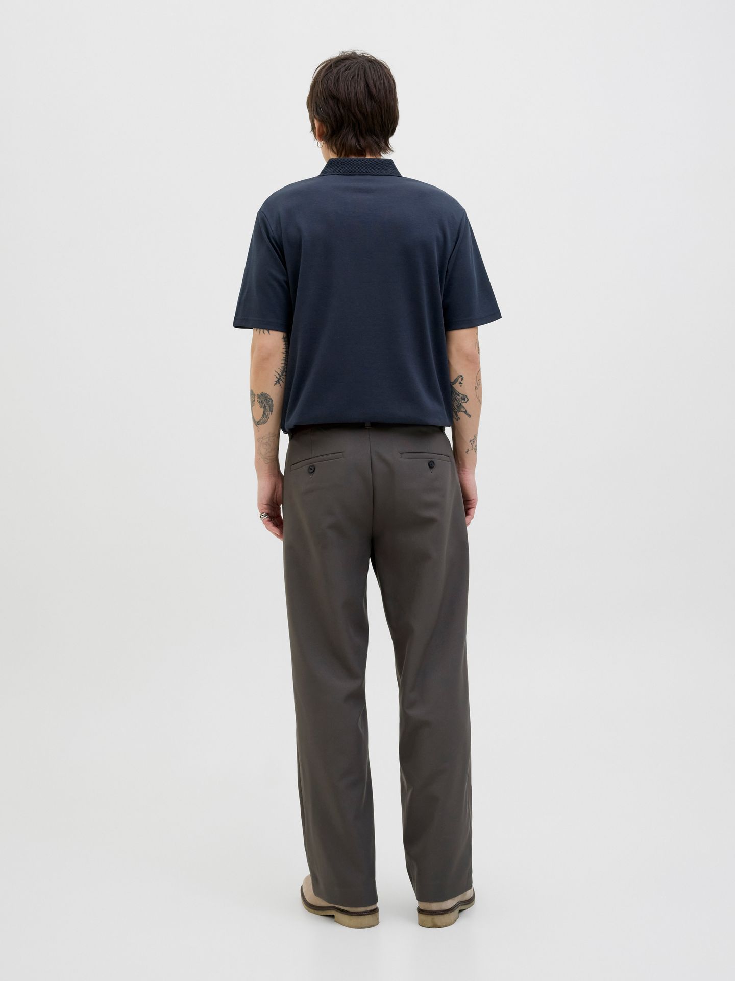 Jack & Jones jprrodney zip polo  Night Sky 2900157632063