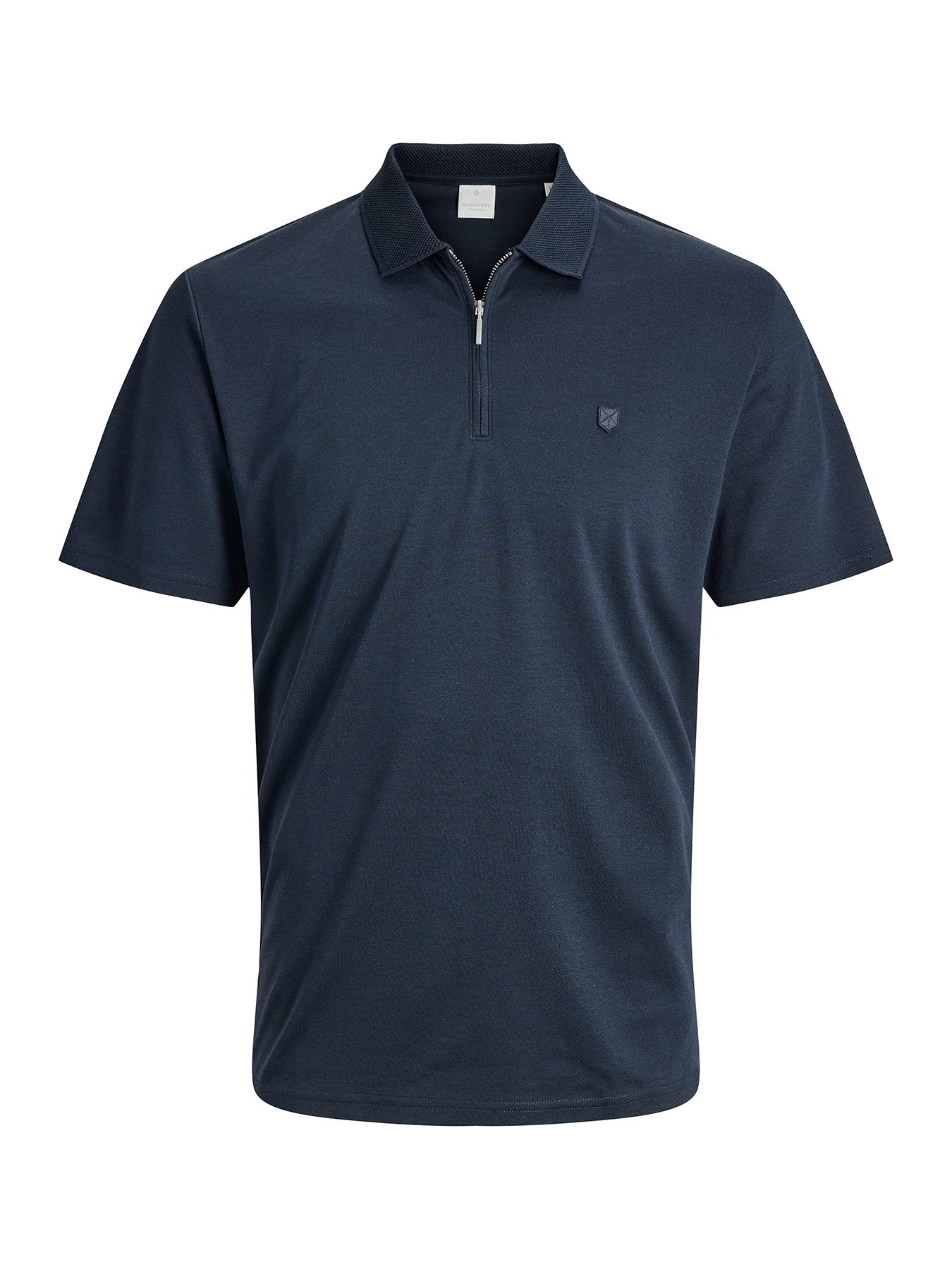 Jack & Jones jprrodney zip polo  Night Sky 2900157632063