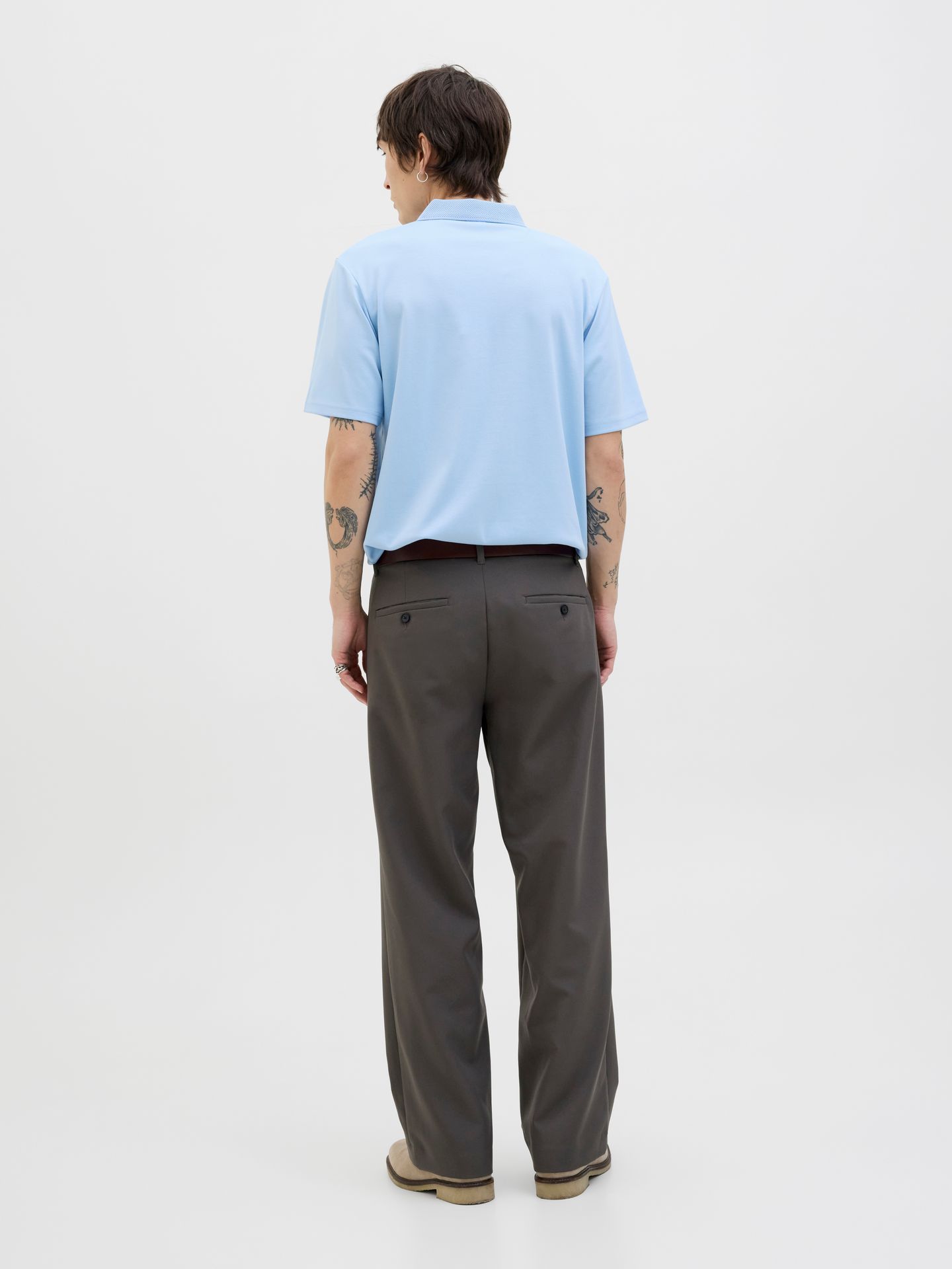 Jack & Jones jprrodney zip polo  Blue 2900157633060