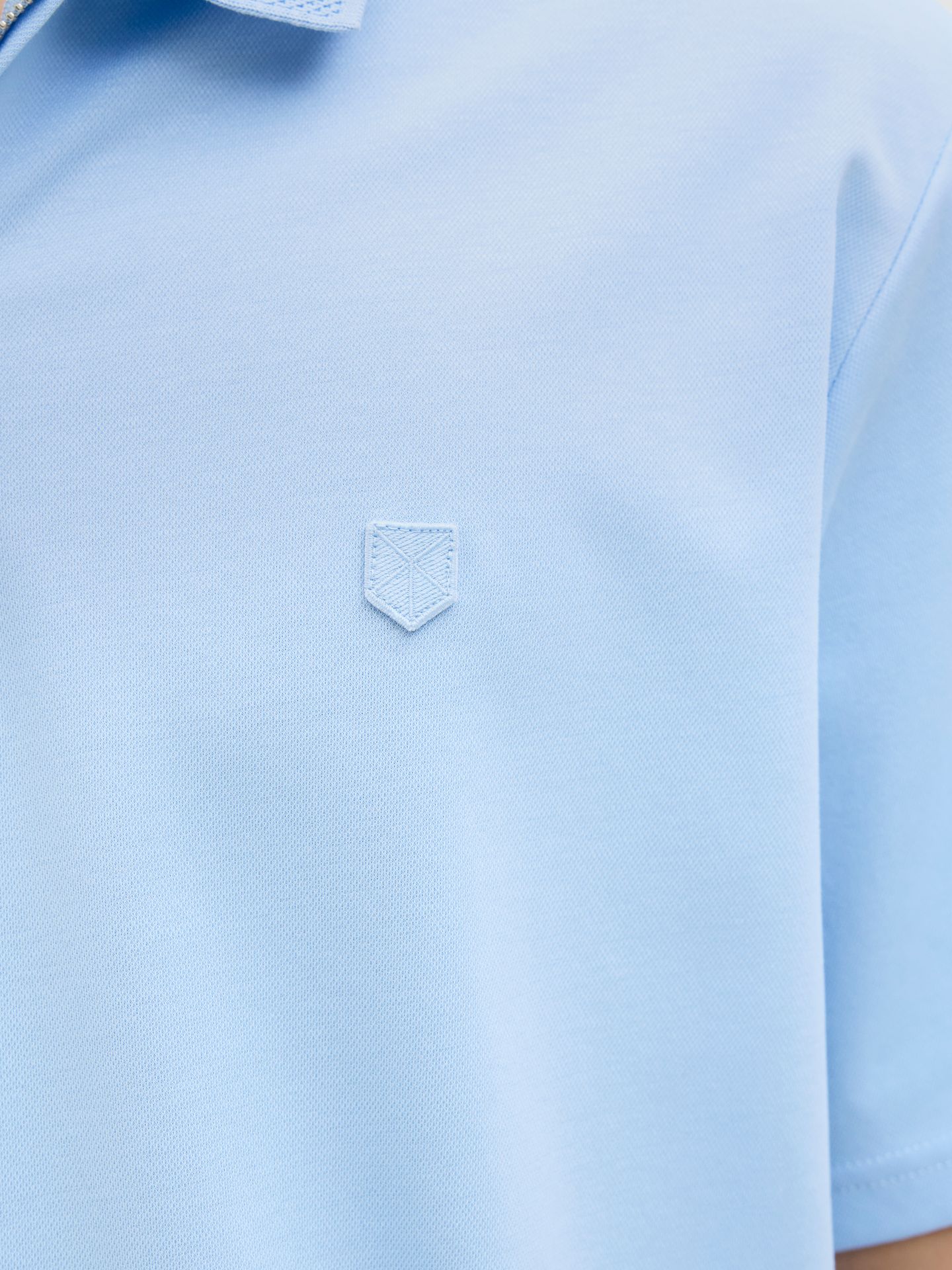 Jack & Jones jprrodney zip polo  Blue 2900157633060