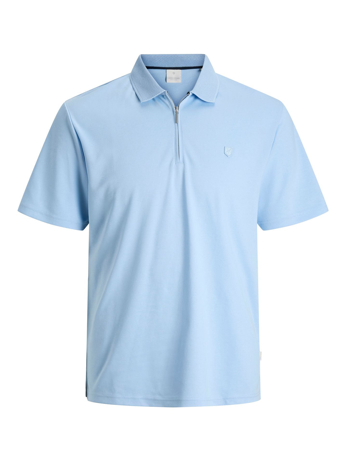 Jack & Jones jprrodney zip polo  Blue 2900157633060