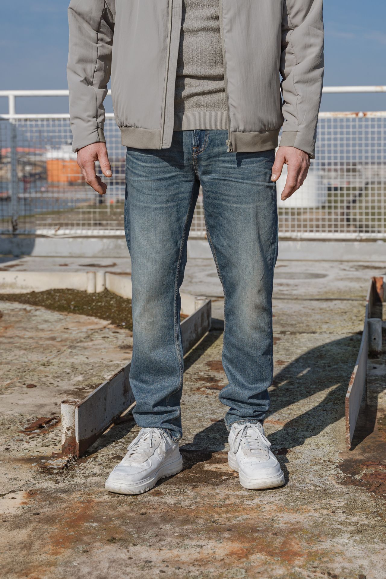 Cast Iron Bomber jacket Light weight Bomberj Dried Sage 2900158484029