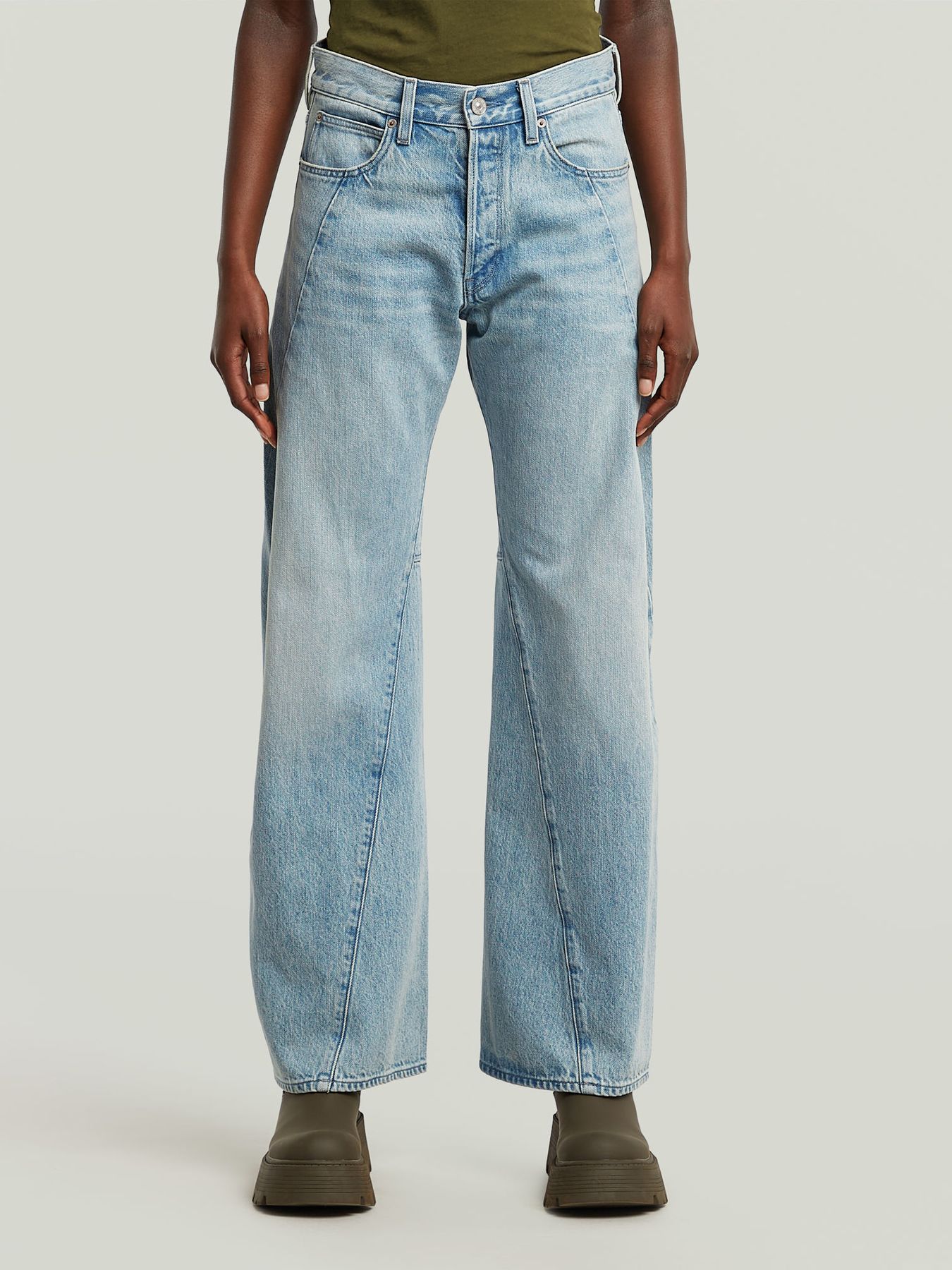 G-star Raw Contor 3D Wide Wmn H466 sun faded pacific blue 00114334-EKA07001300000229