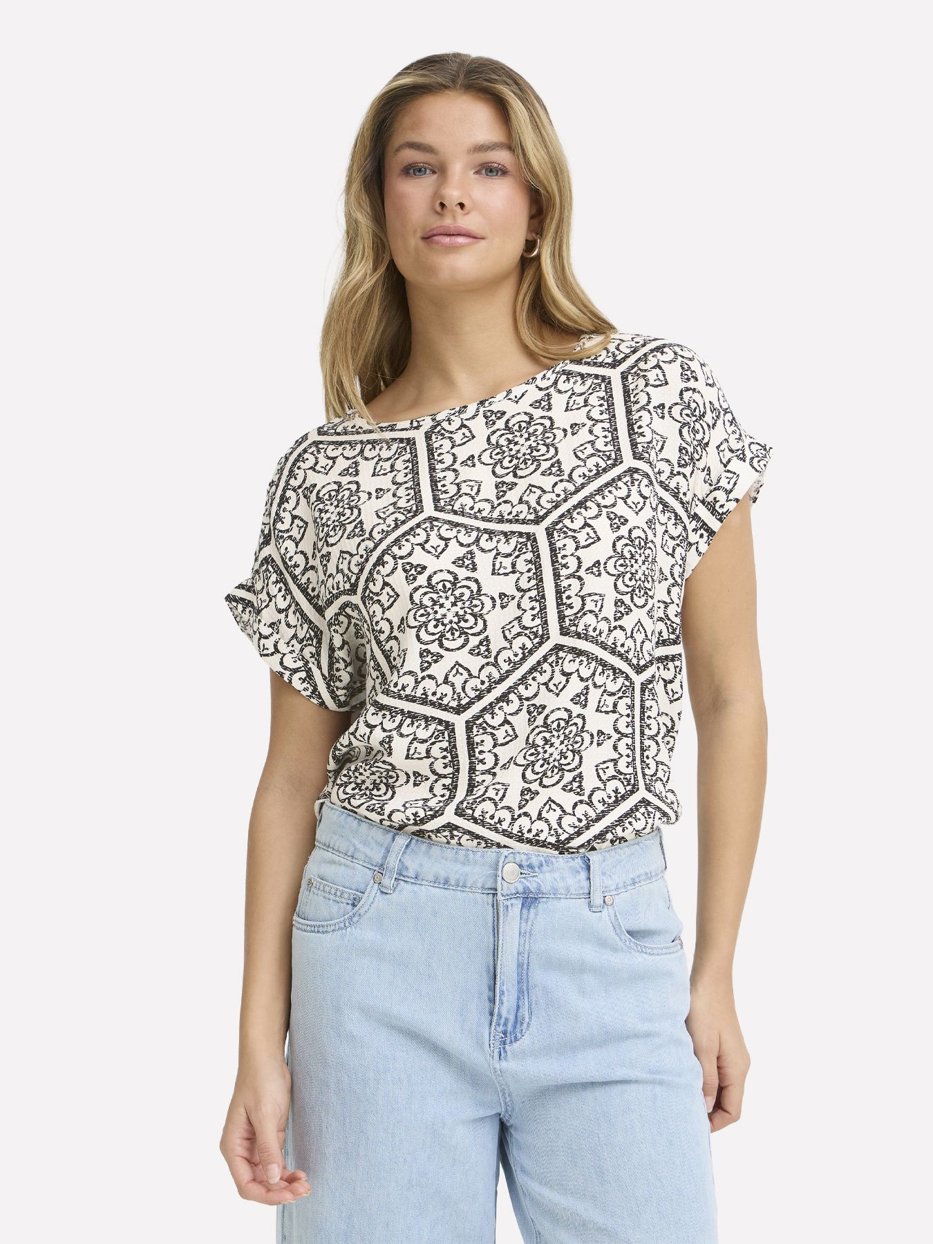 Fransa FROLINE BL 7 BLACK BOHO ART 00114458-EKA26006200000343