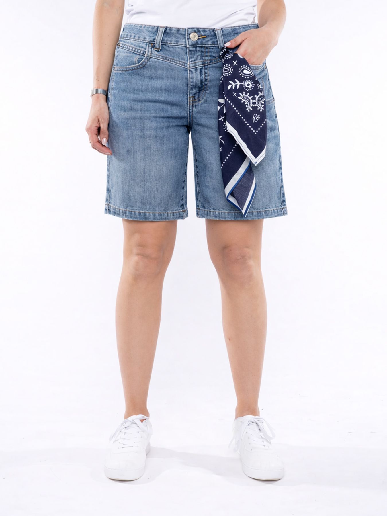 Red Button Kate Bermuda & Scarf stoneused220 00114832-EKA26007300000015