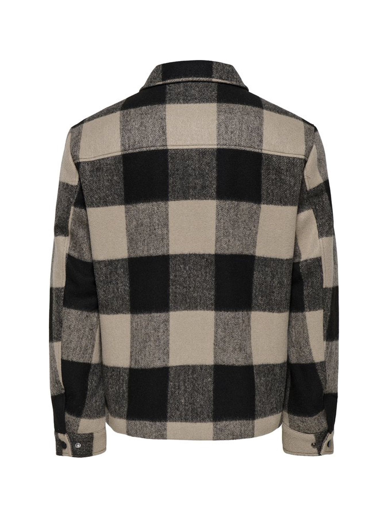 Only & Sons ONSCONNOR LIFE CHECK JACKET OTW Silver Lining/MELANGE 2900159730033