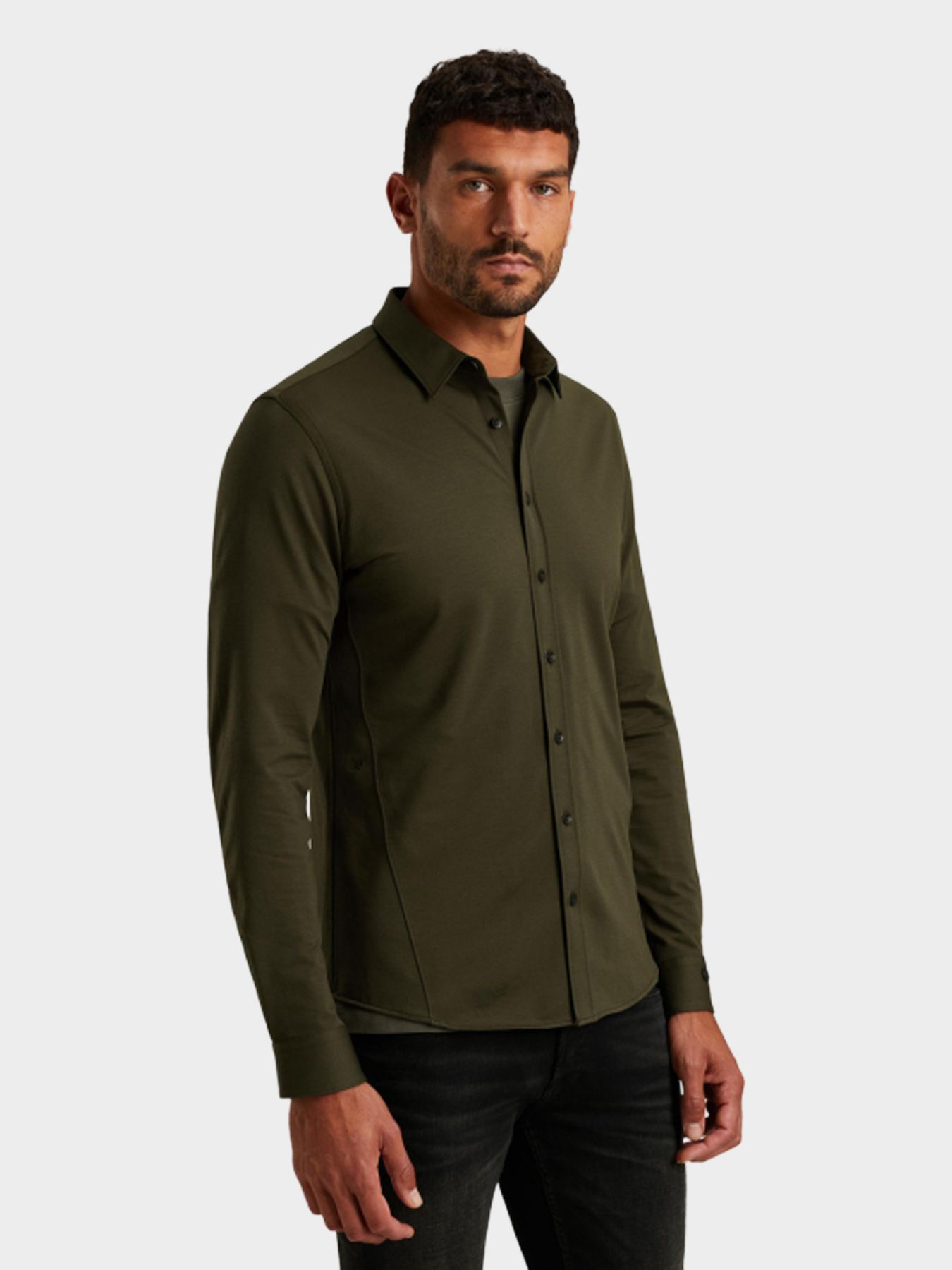 Cast Iron LONG SLEEVE SHIRT Twill Jersey 2 t Kambaba 00115678-6513