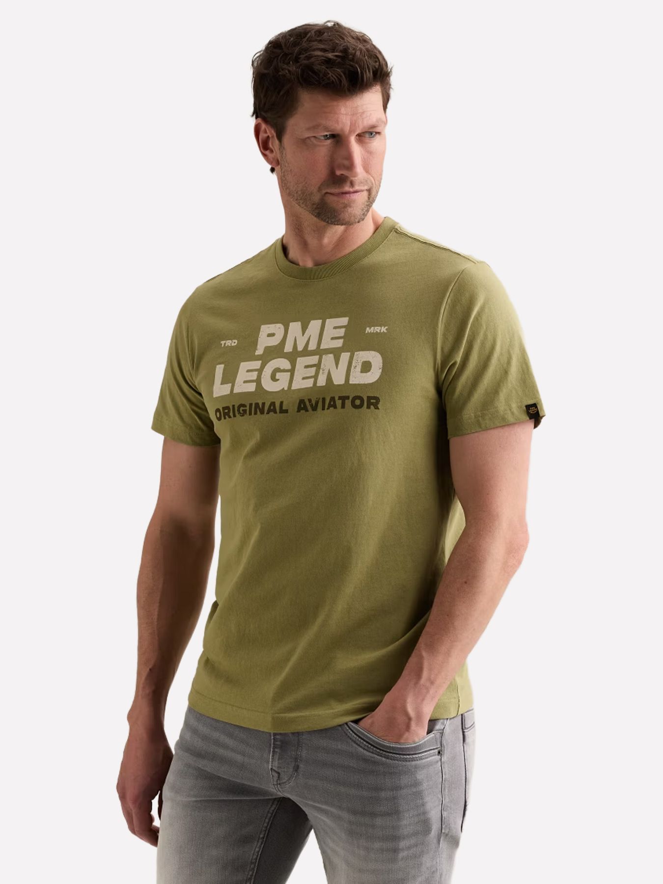Pme Legend Short sleeve r-neck open end jerse Mosstone 00115833-6394
