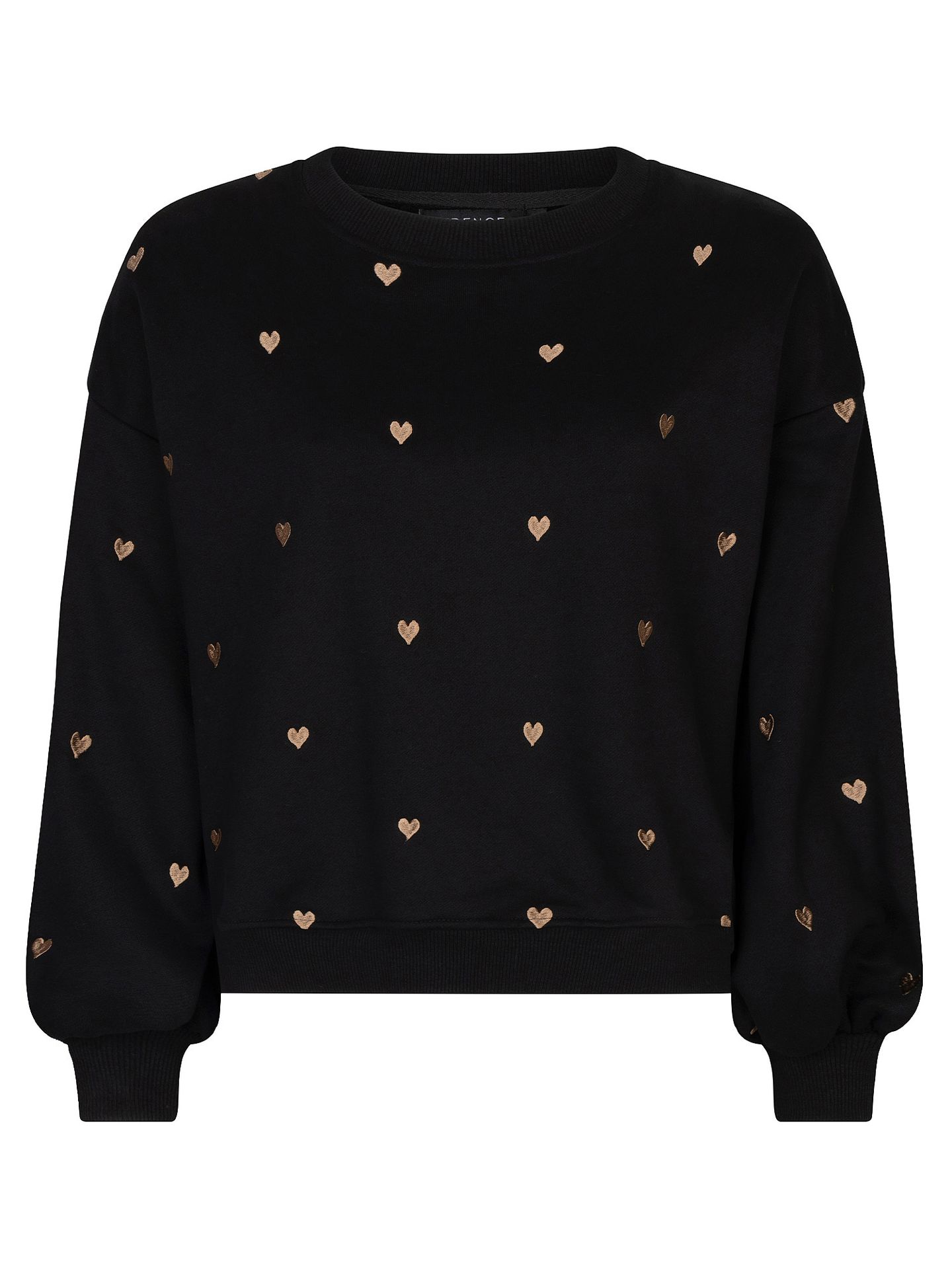 Ydence Sweater Hearts Black/Gold 2900161487031 Ydence Sweater Hearts Black/Gold 2900161487031