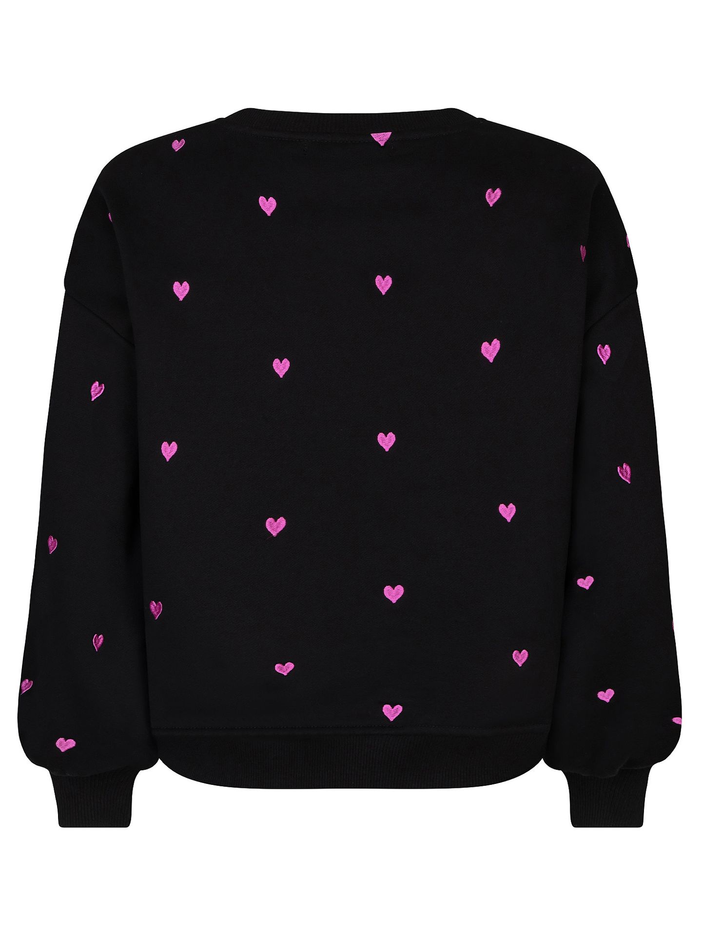 Ydence Sweater Hearts Black/Fuchsia 2900161488076 Ydence Sweater Hearts Black/Fuchsia 2900161488076