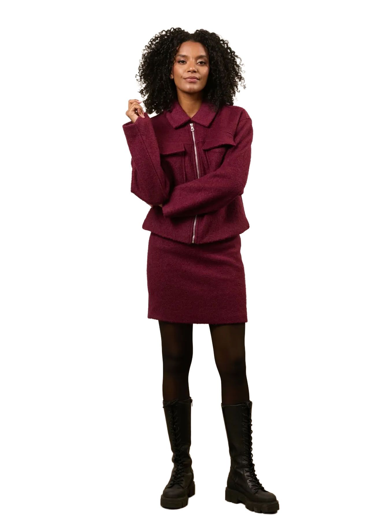Lofty Manner Jacket Liselotte 256 burgundy red 2900161616042 Lofty Manner Jacket Liselotte 256 burgundy red 2900161616042