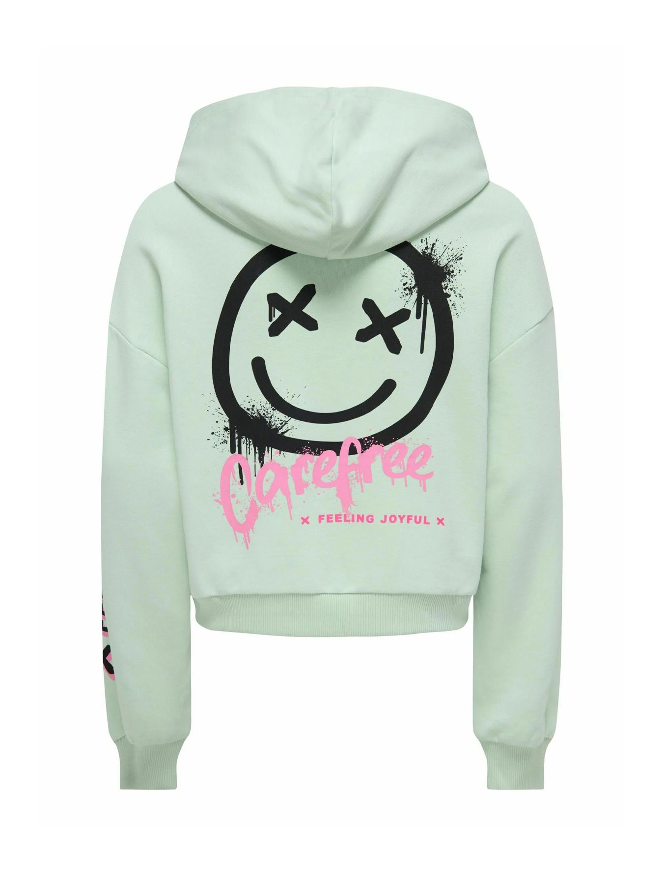 Kids Only KOGSMILE LIFE L/S HOOD UB SWT NOOS Aqua Foam/Carefree 2900162292030