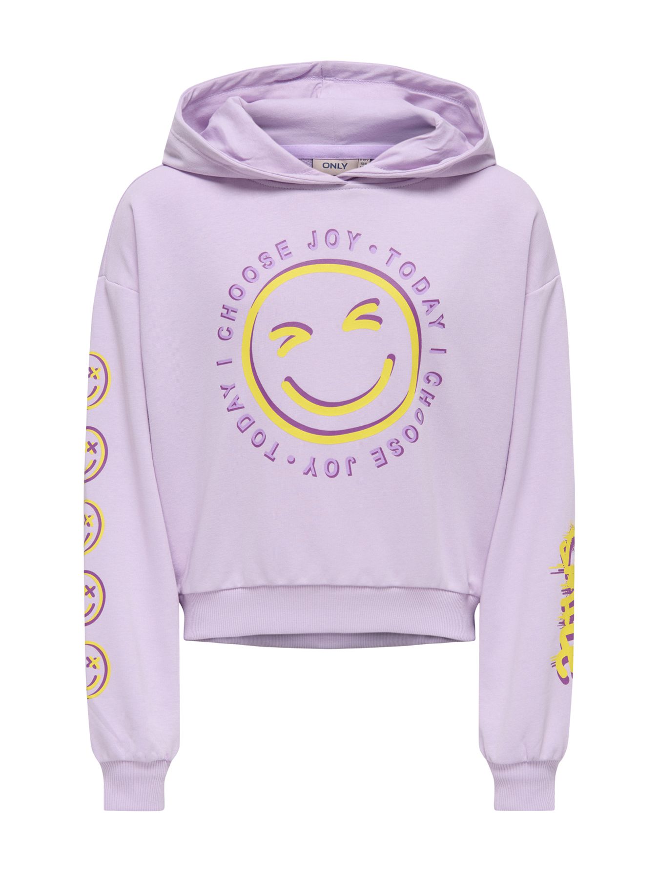 Kids Only KOGSMILE LIFE L/S HOOD UB SWT NOOS Orchid Bloom/TRUTH 2900162297028