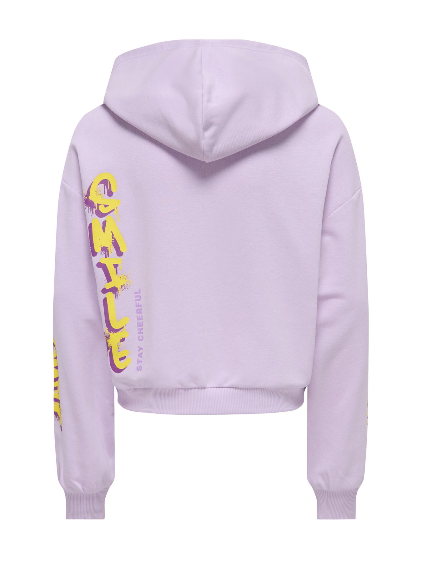 Kids Only KOGSMILE LIFE L/S HOOD UB SWT NOOS Orchid Bloom/TRUTH 2900162297028