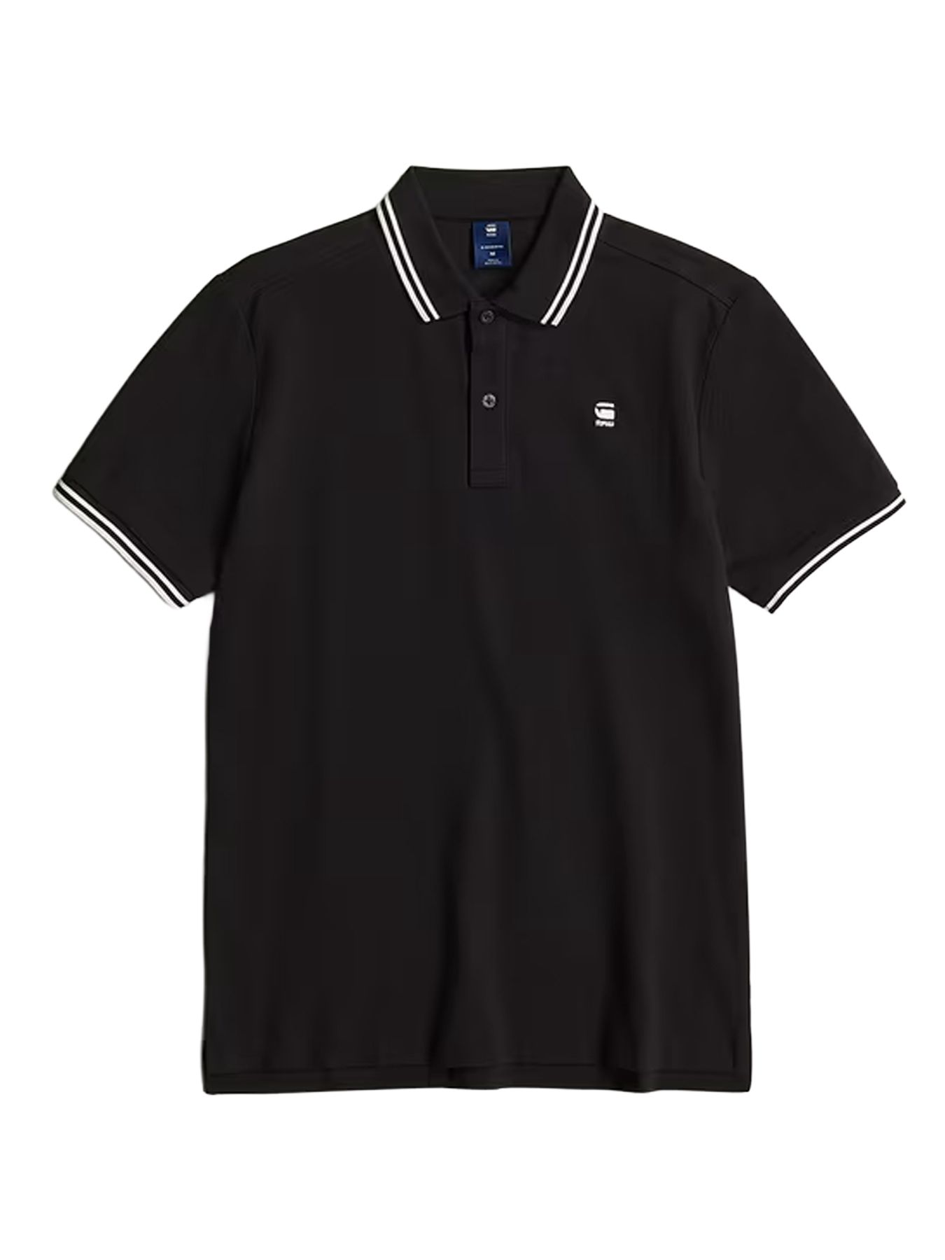 G-star Raw Dunda slim stripe polo s\s 6484 dk black 2900162662079
