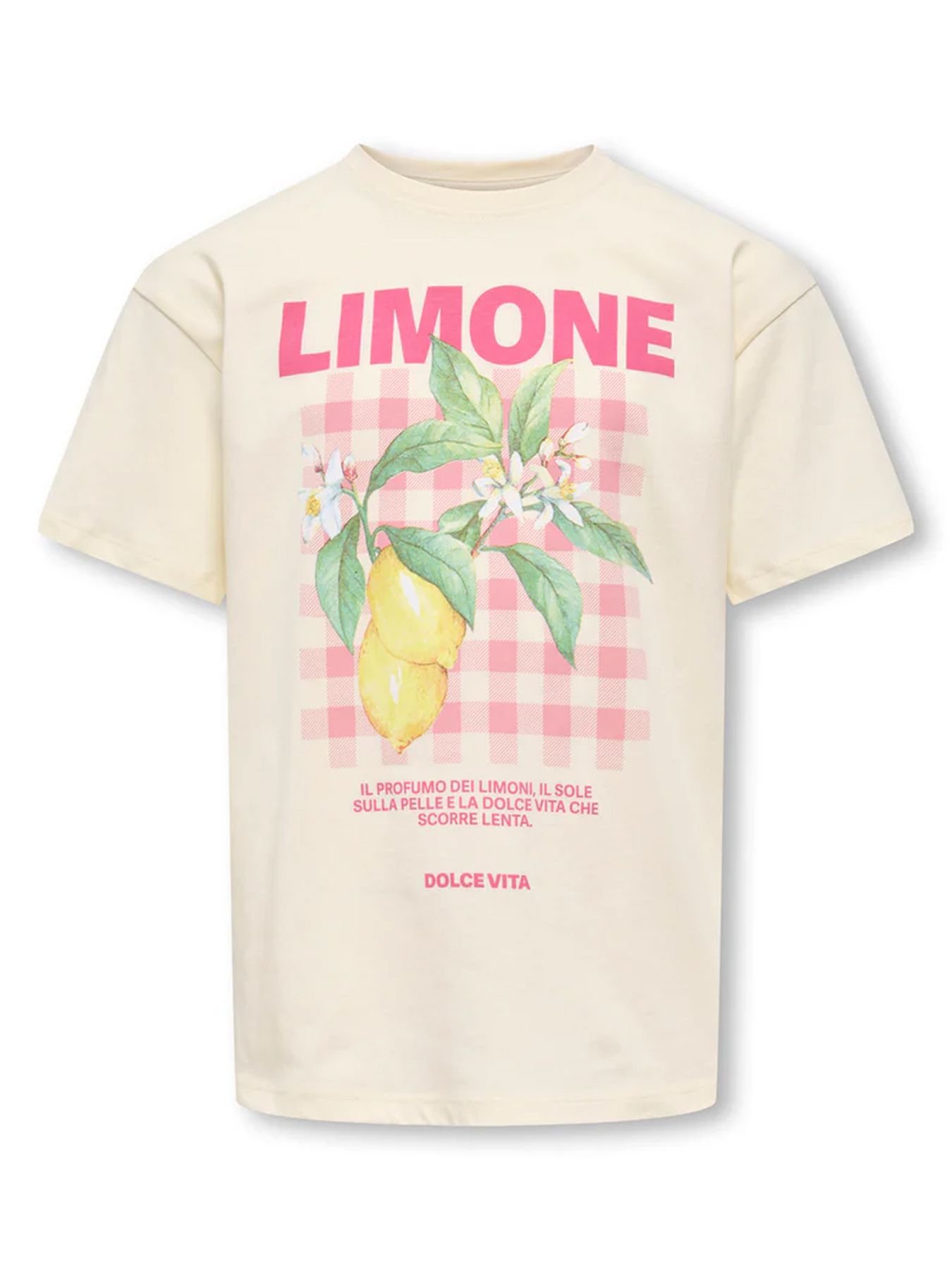 Kids Only KOGCARINA LIFE SS LOOSE PRINTED TOP Tofu/Palm 2900162677028