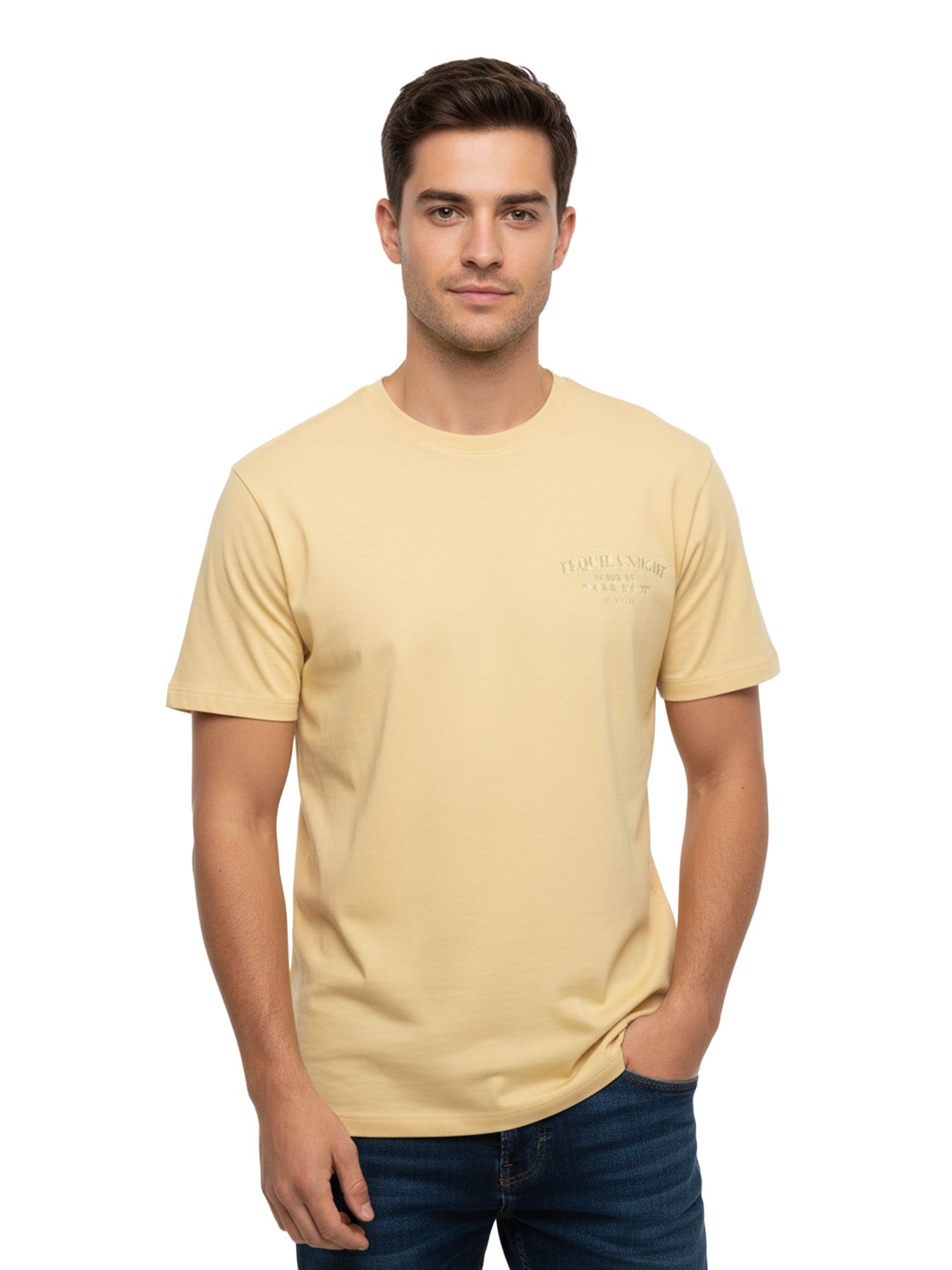 Only & Sons ONSFRED LIFE RLX SS PRINT TEE NOOS Sunlight/TEQUILA NIGHT 00116499-EKA26011400003252