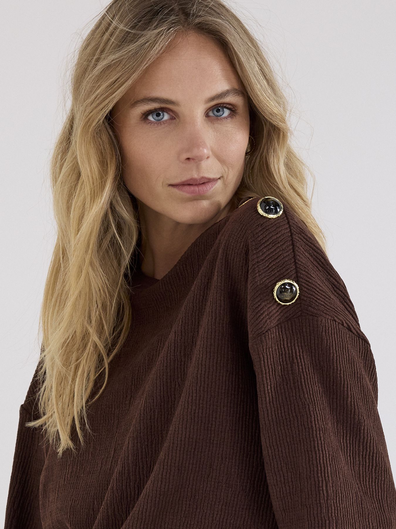 Tramontana Jumper Dropped Shoulder Chocolate 002650 00116535-EKA26012900000056