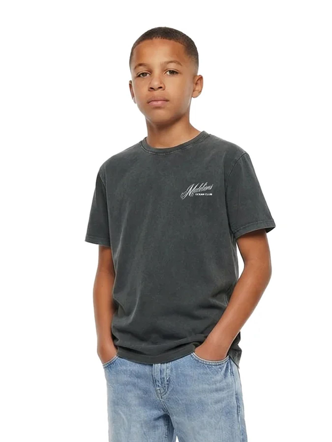 Malelions Malelions Junior Relaxed Yacht T-Shirt 59000 acid wash 00116578-EKA26010700000019