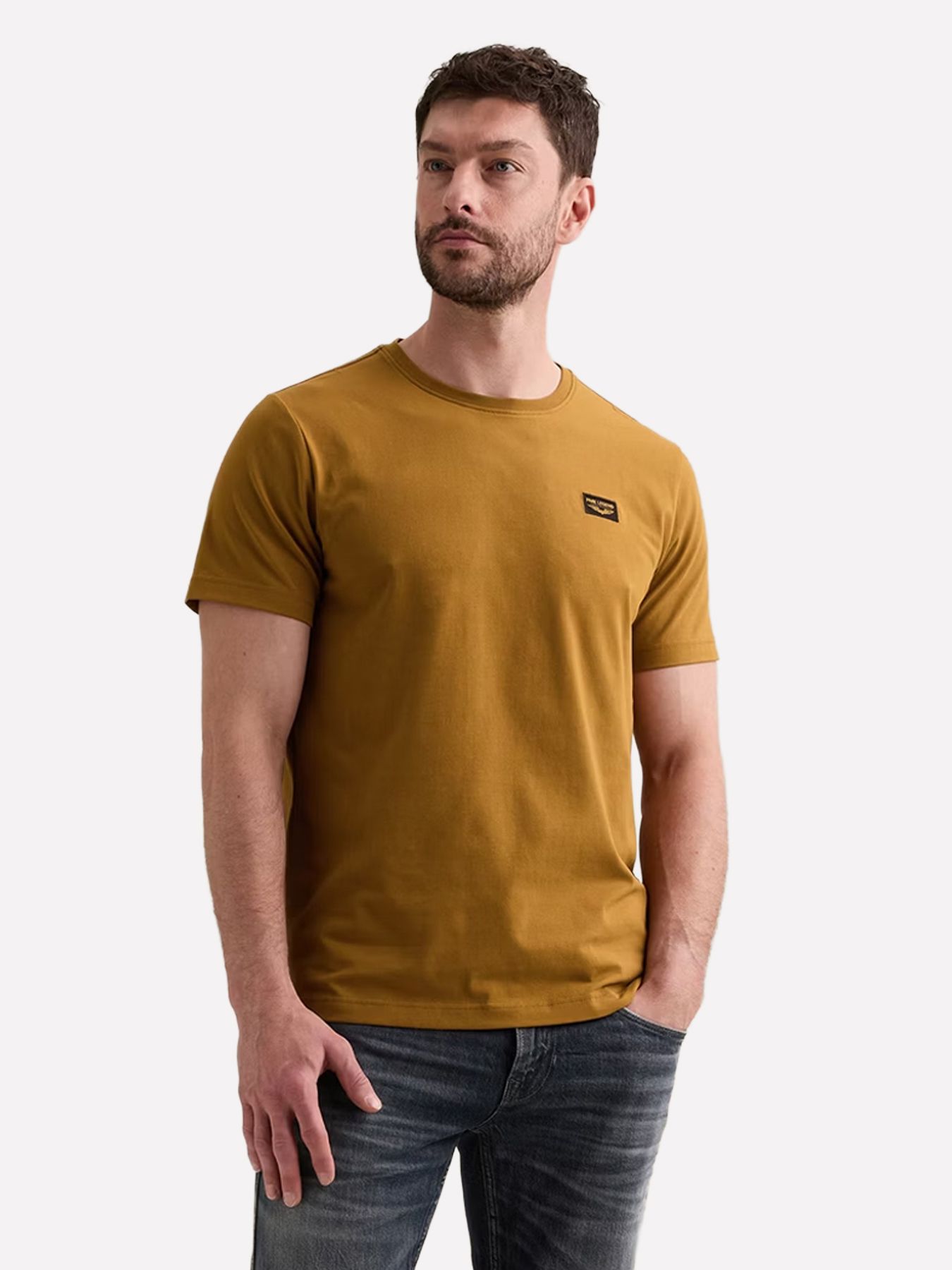 Pme Legend Short sleeve r-neck American Class Golden Brown 00116766-8187