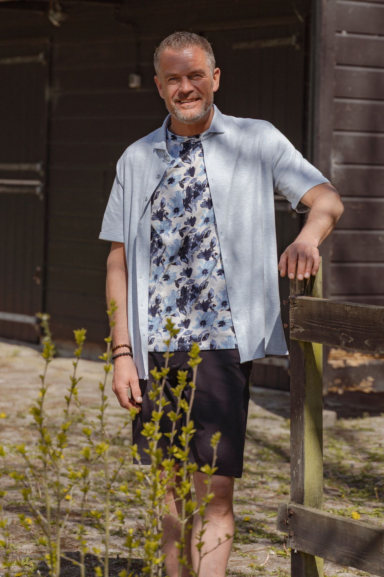 No Excess T-shirt Short Sleeve Printed 030 blue 2900163703061
