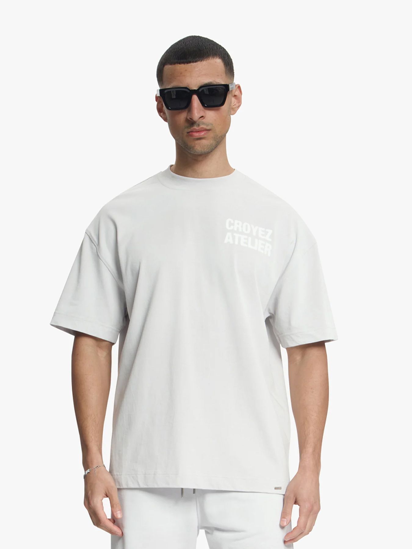 Croyez Croyez Sprayed Atelier T-Shirt 41002 light grey 00116973-EKA26013600000005