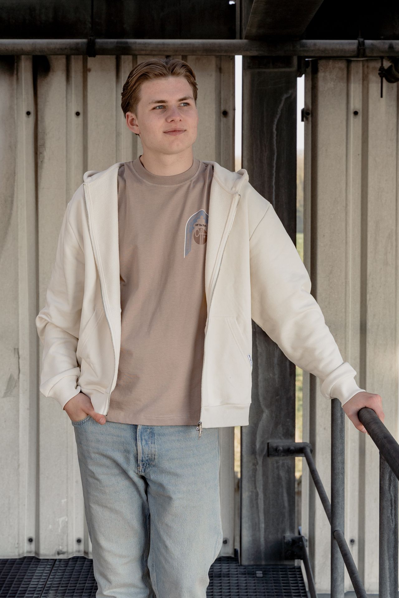 Off The Pitch Sacred loose fit tee Sand 2900163966039